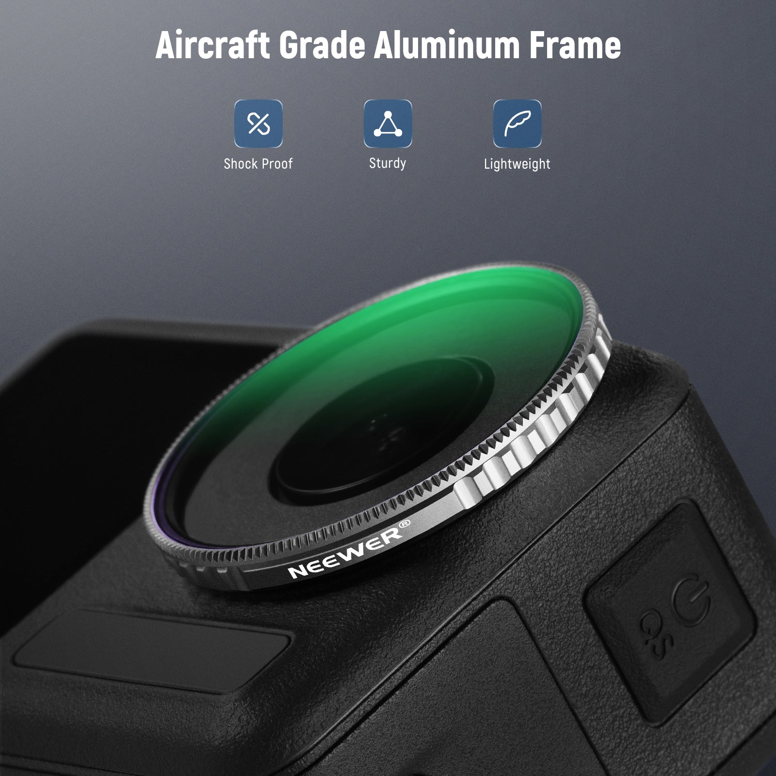 NEEWER FL-A13 6-Pack CPL & ND Filter Set for DJI Osmo Action Action 5 Pro/4