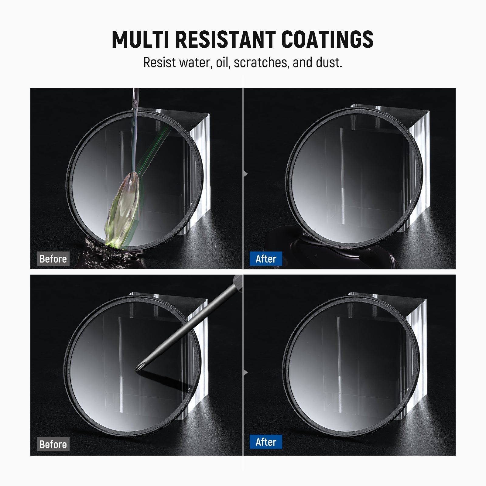 NEEWER 3 Packs ND Filter Set