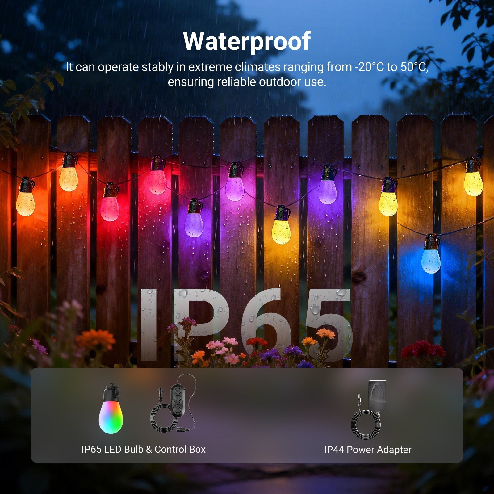 NEEWER NR01 RGBW Outdoor String Light