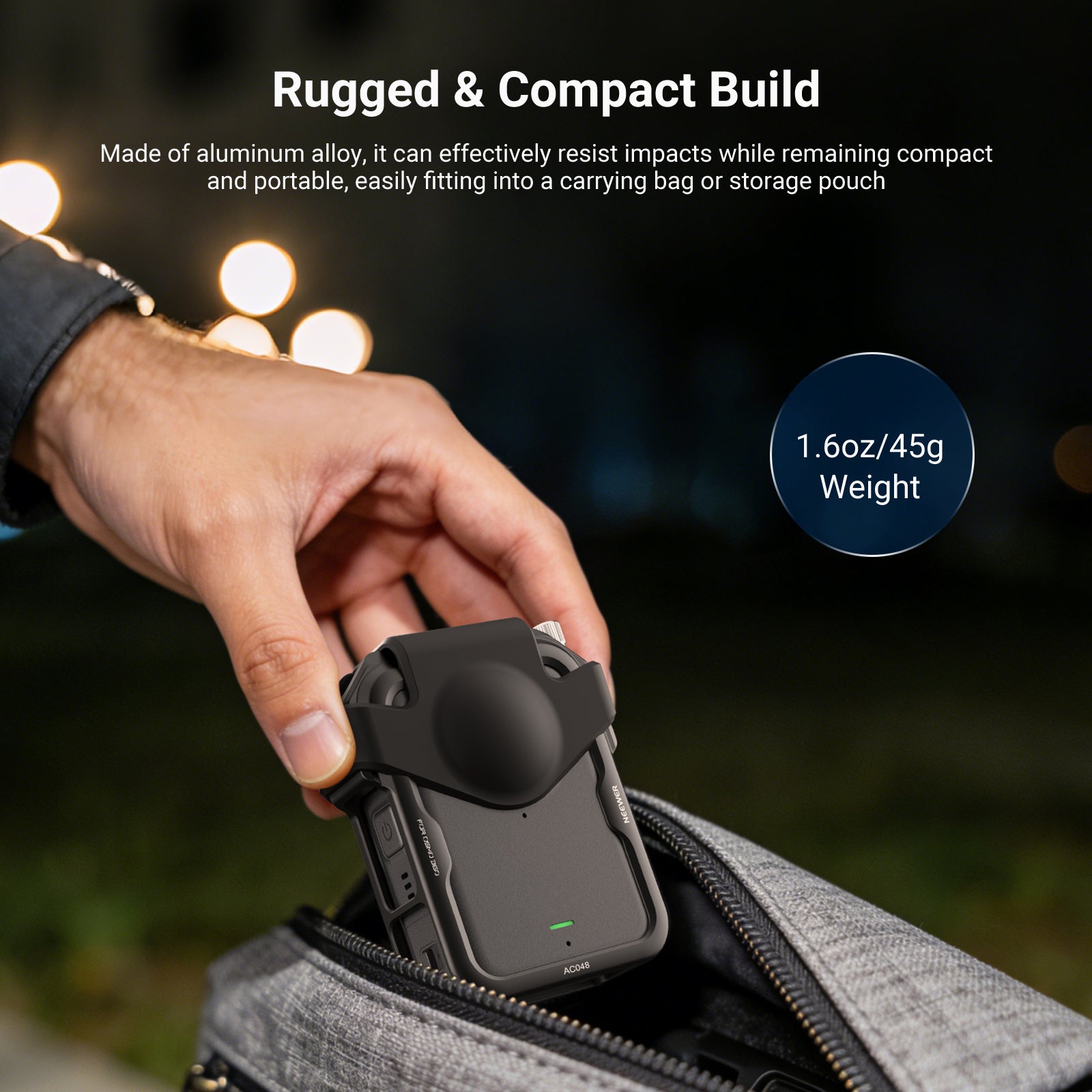 NEEWER AC048 Action Camera Cage Compatible with DJI Osmo 360