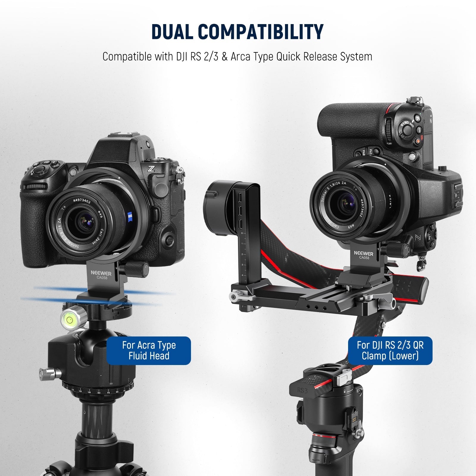 NEEWER Rotatable Camera Lens Collar for Camera