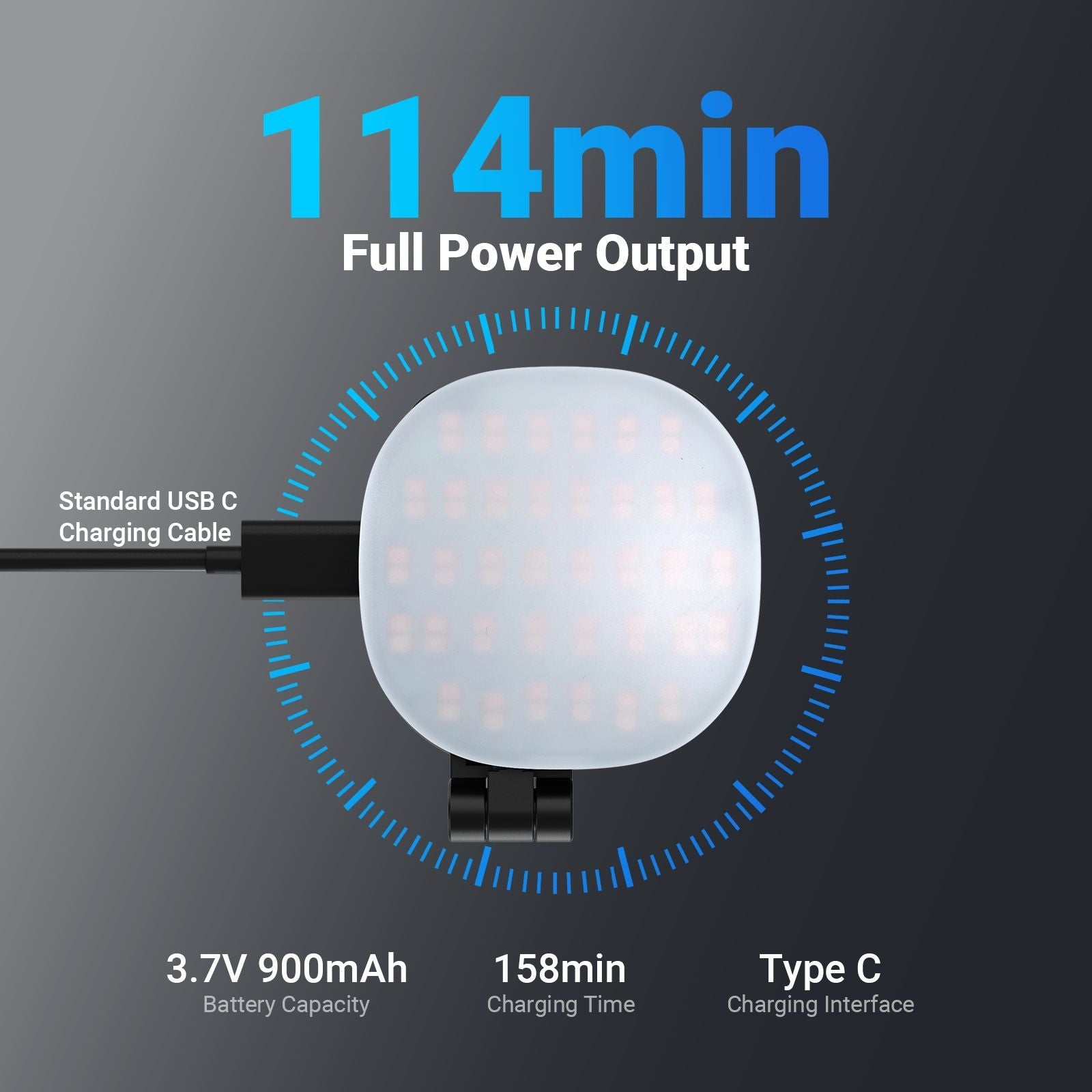 NEEWER BASICS NL72B Magnetic Selfie Light