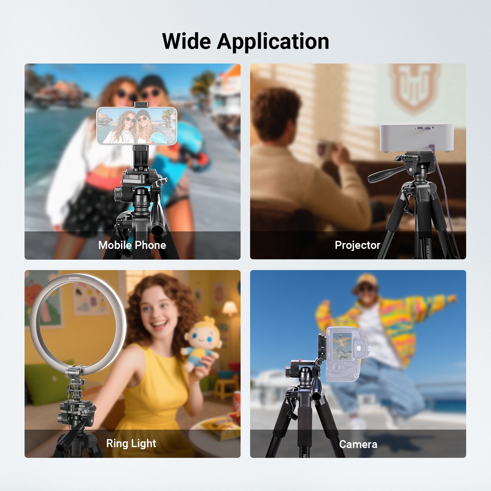 NEEWER BASICS TP56 74" Camera Tripod