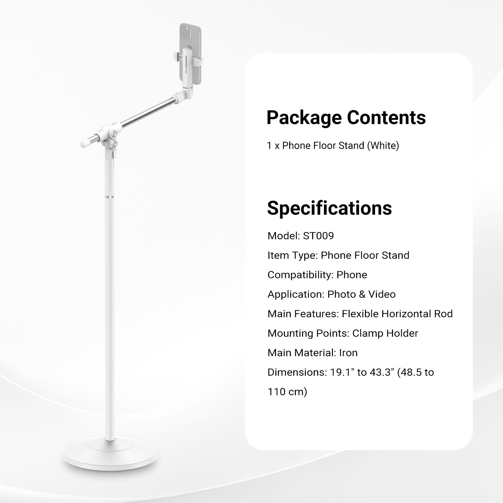 NEEWER BASICS ST009 Phone Stand
