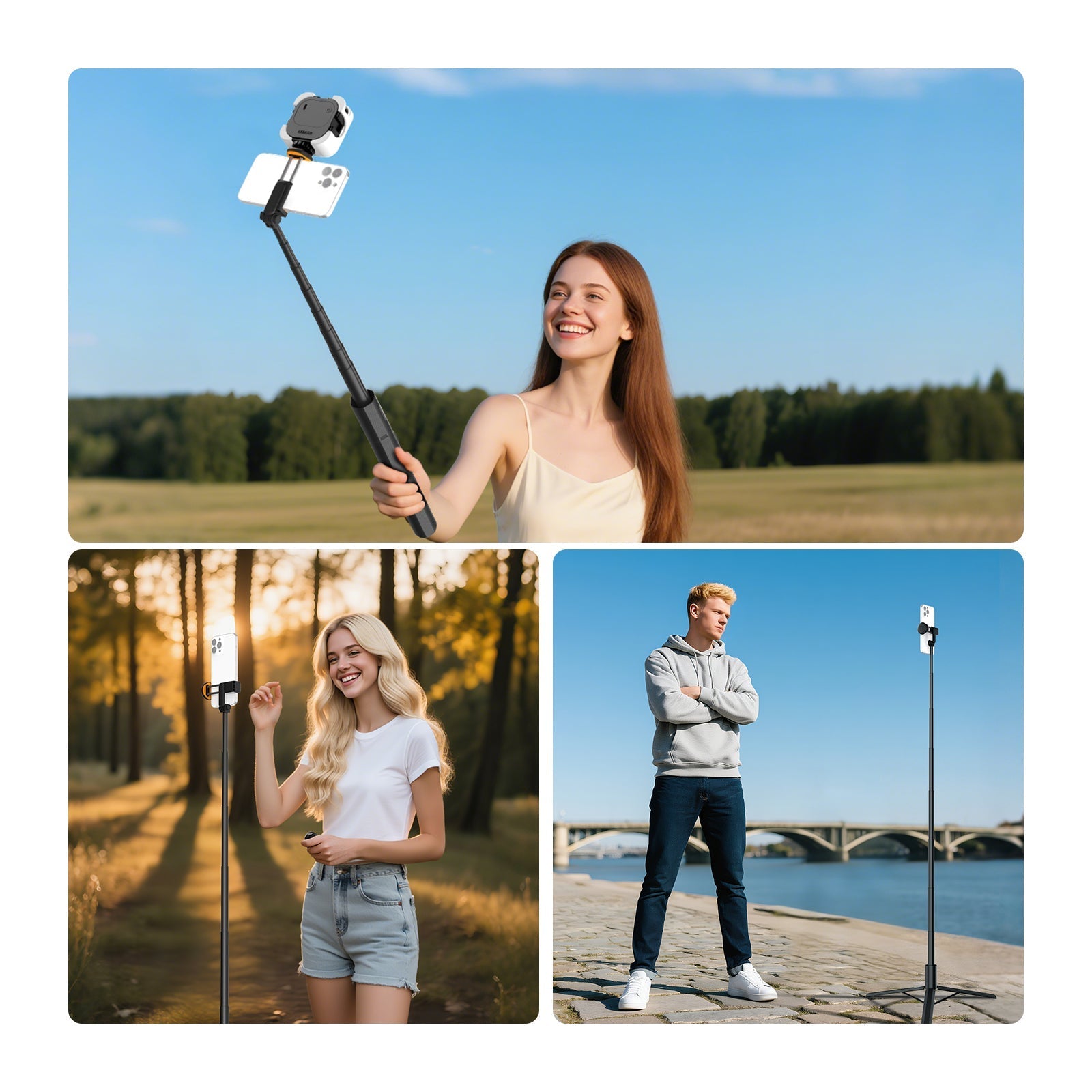 NEEWER ENTRY LEVEL VERSION PA988 71" Selfie Stick Tripod