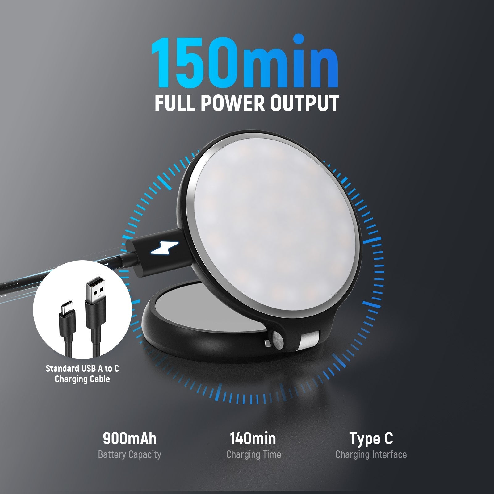 NEEWER BASICS NL48R Magnetic LED Selfie Light