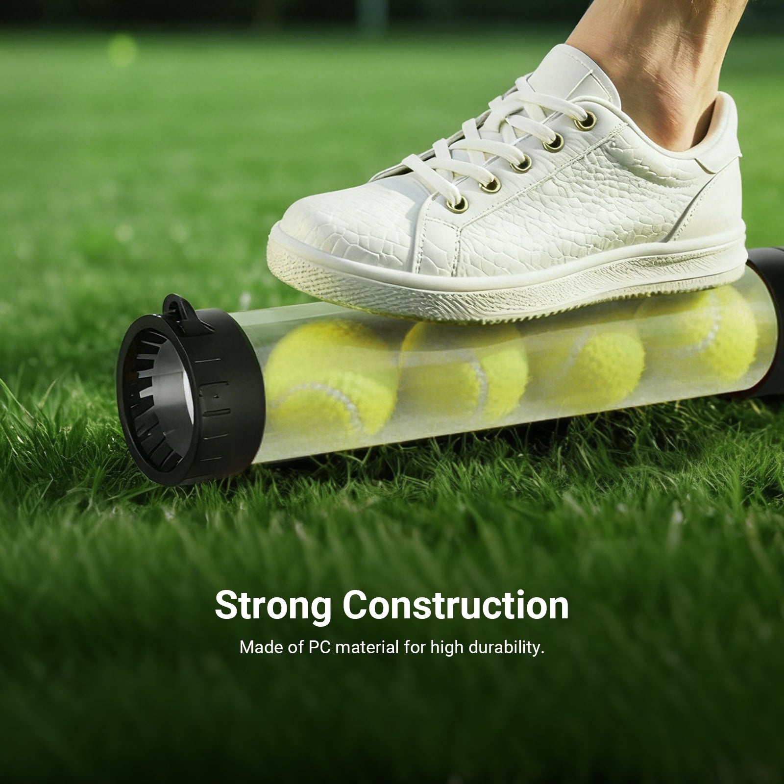 NEEWER TB03Z Ball Retriever Tube Hopper for Tennis Balls & Pickleballs