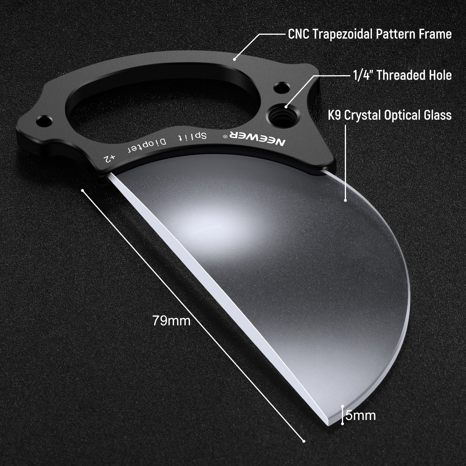NEEWER FL-E5 79mm Split Diopter Effect Filter