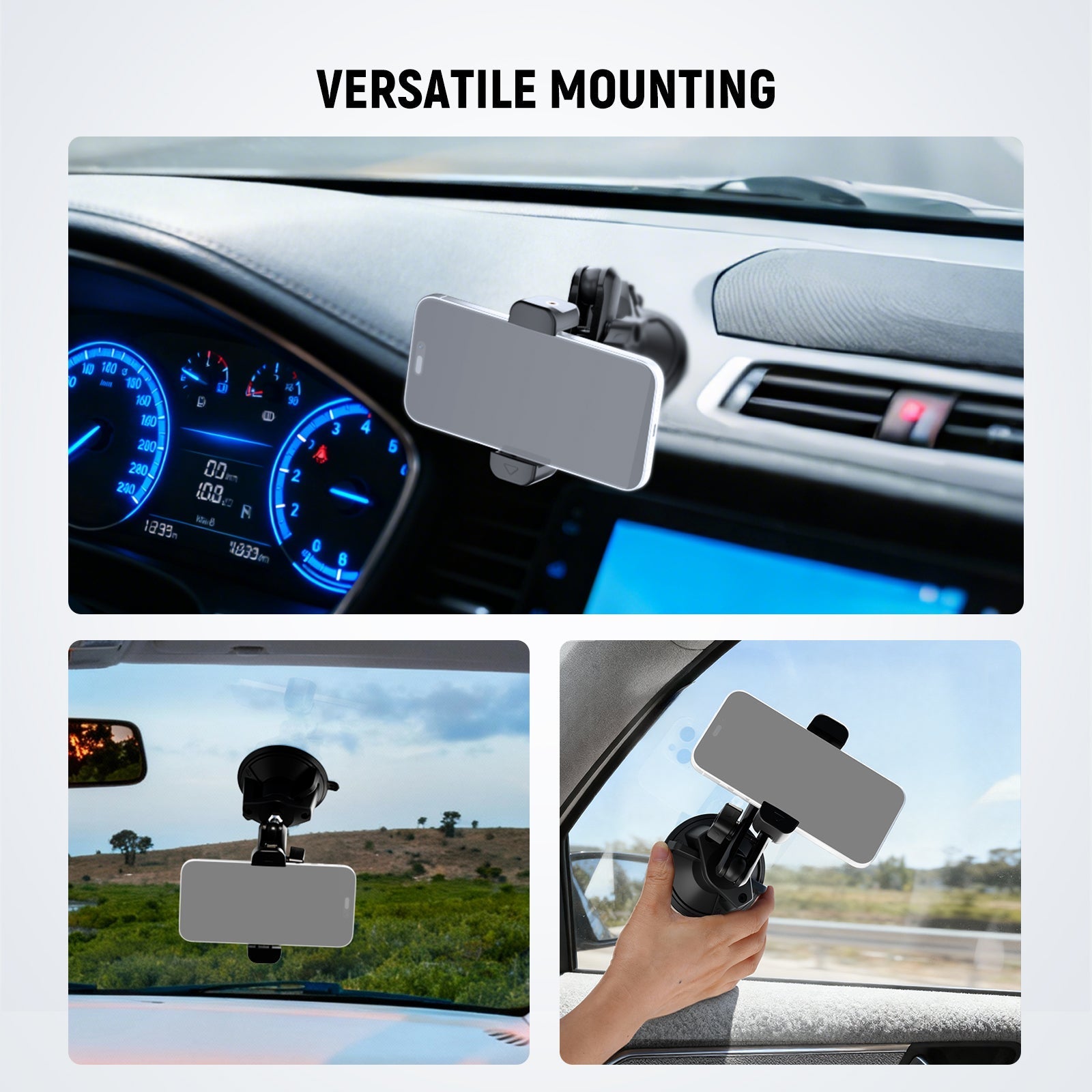NEEWER PA136/PA137 Suction Cup Car Phone Holder