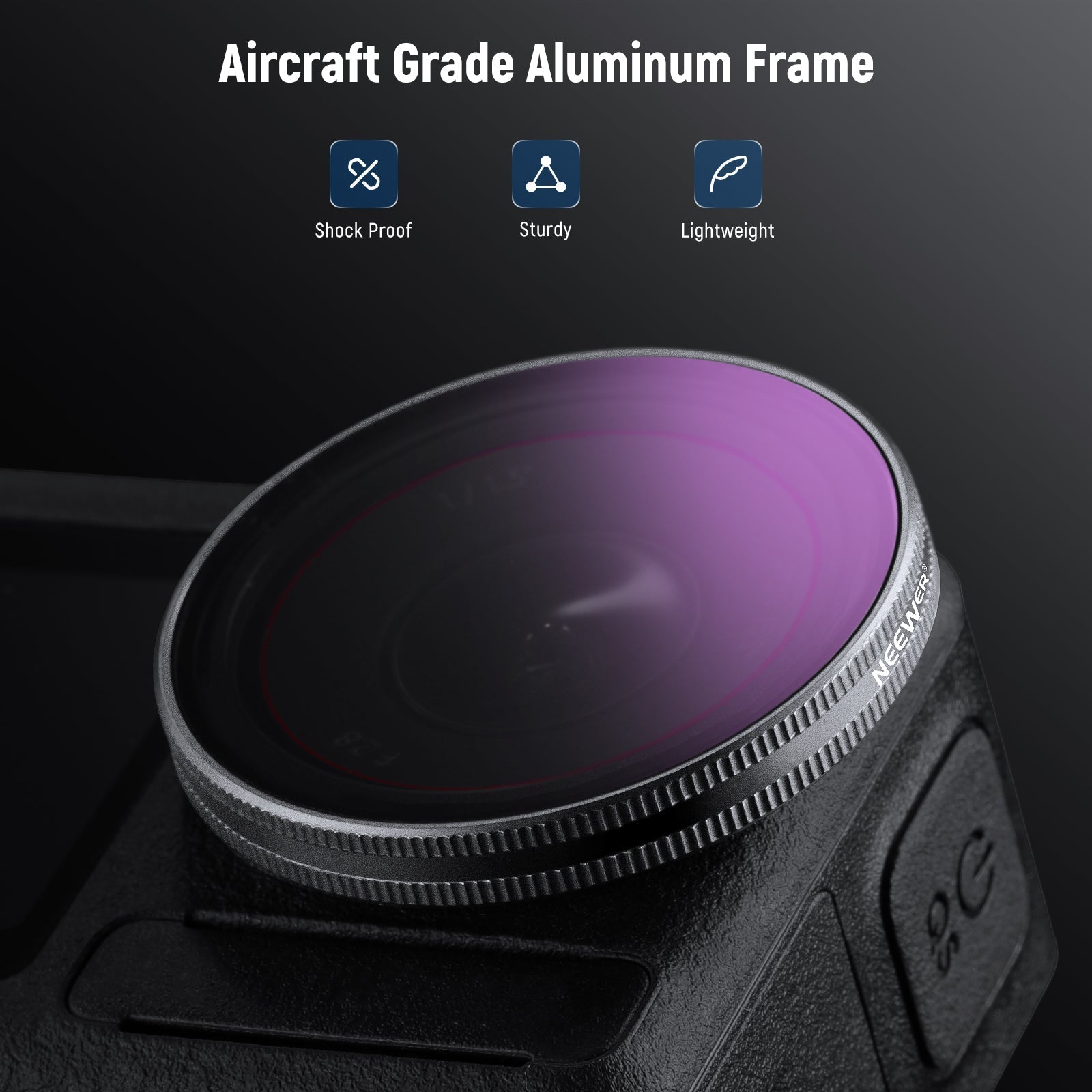 NEEWER FL-A98 6-Pack ND Filter Set for DJI Osmo Action 5 Pro/4/3