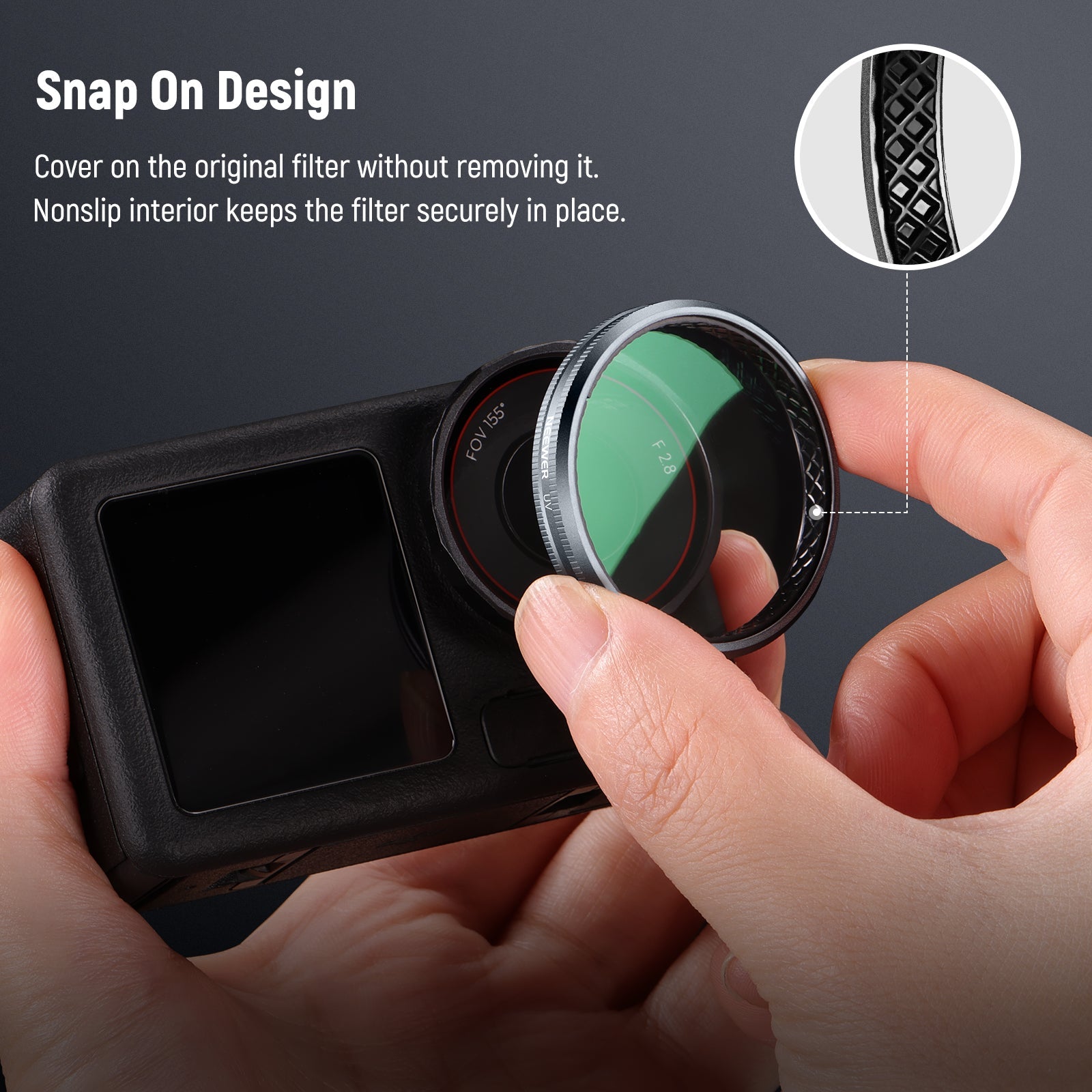 NEEWER UV/CPL Filter For DJI Osmo Action 5 Pro/4/3