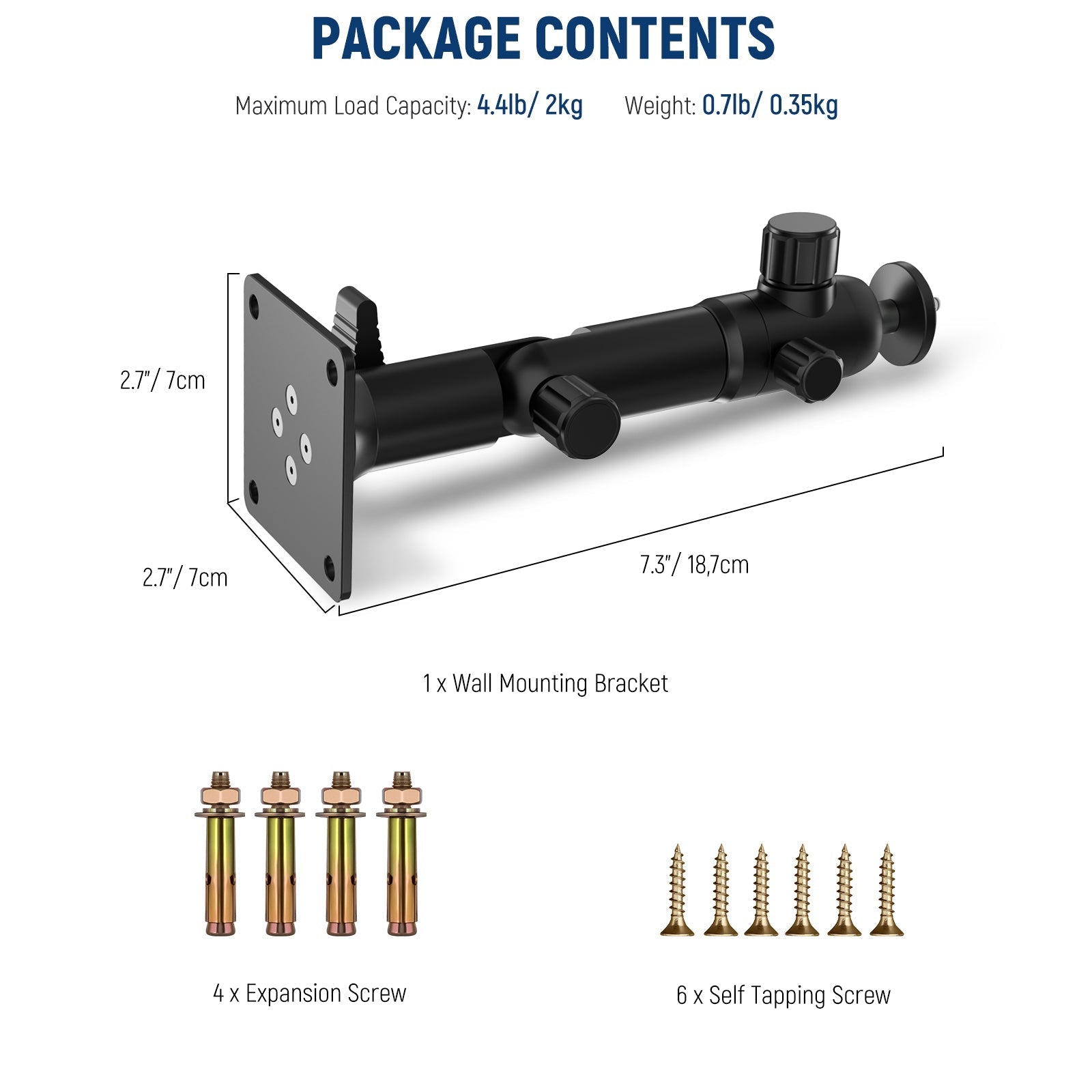 NEEWER ST-WM3 Wall Mounting Bracket