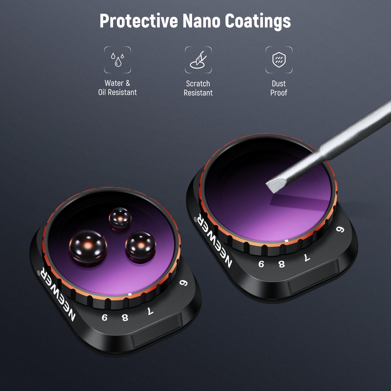 NEEWER Variable ND Filter Set For DJI Mini 3 / Mini 3 Pro