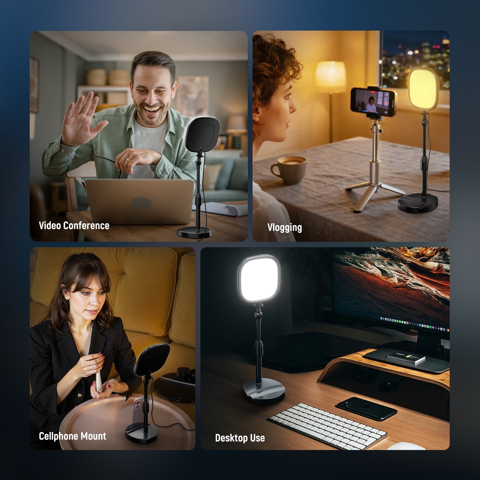 NEEWER BASICS NL10 5" Bi-Color Desk Light Kit