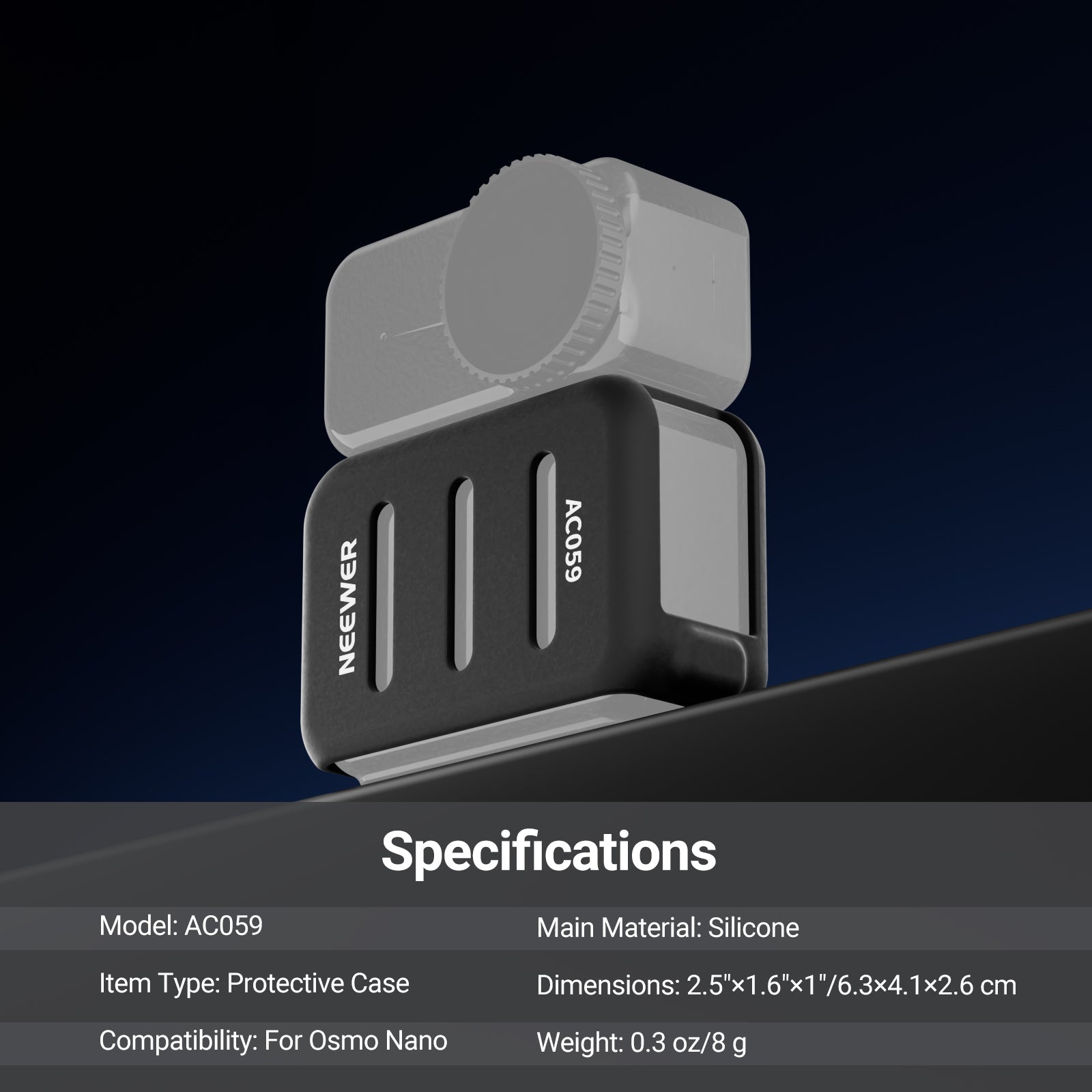NEEWER AC059 Silicone Case Compatible with DJI Osmo Nano