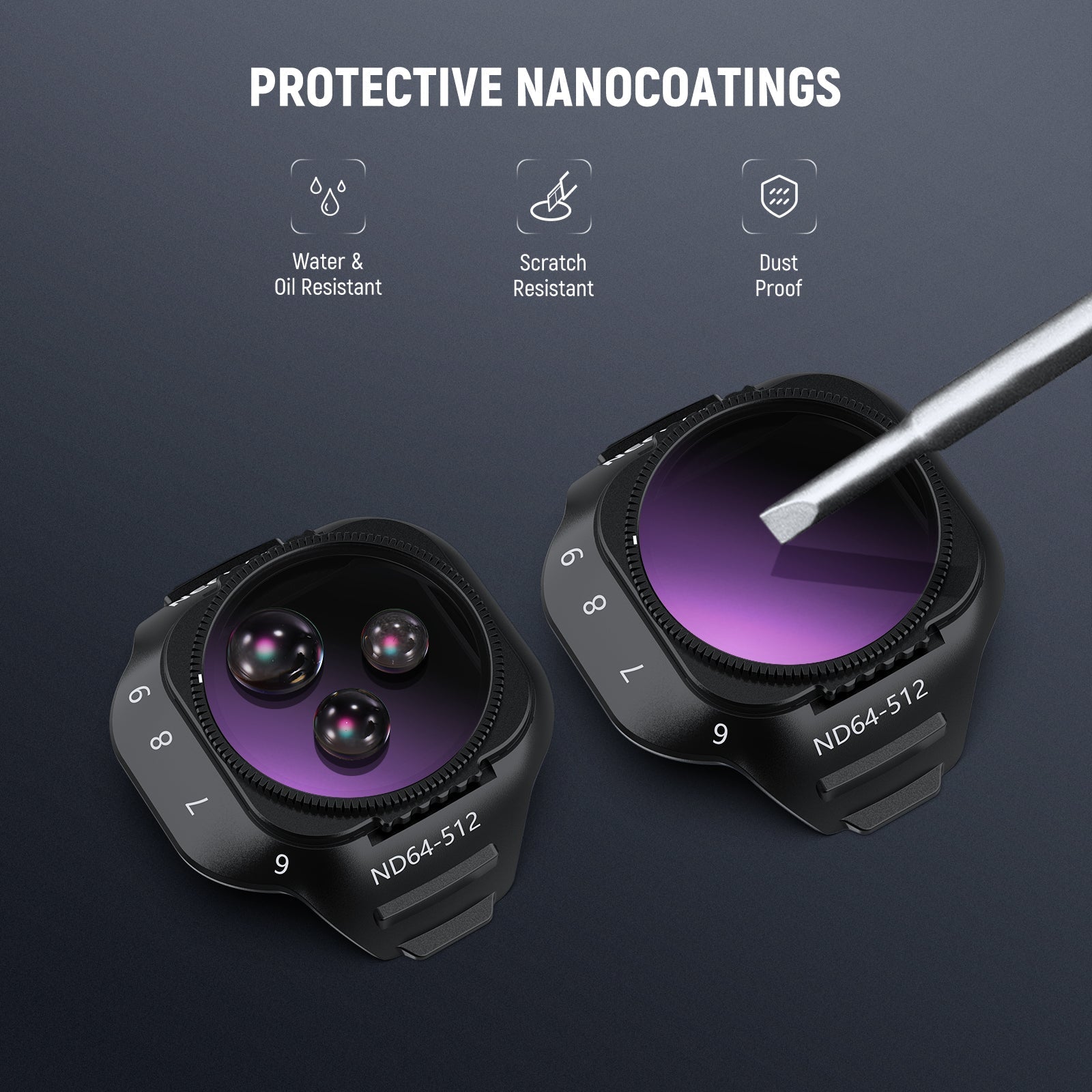 NEEWER Variable ND Filter For DJI Mini 5 Pro Drone