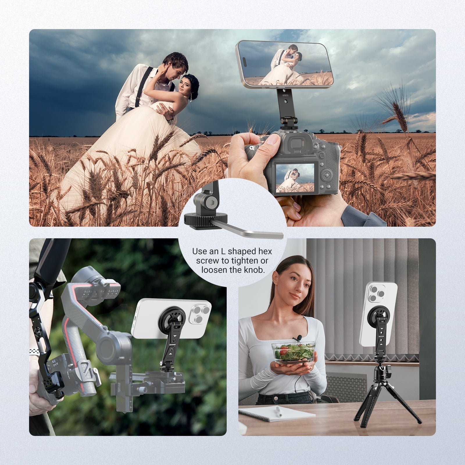 NEEWER DS031 Magnetic Phone Tripod Mount