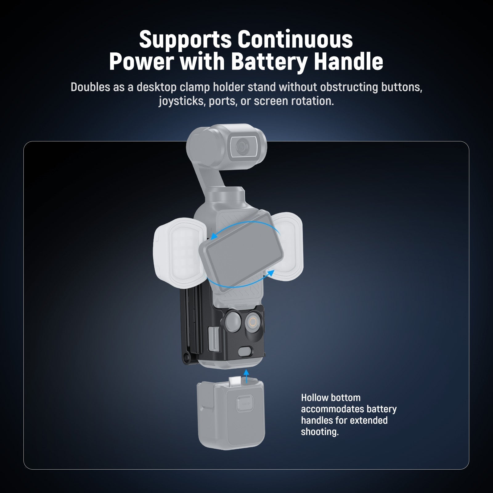 NEEWER BASICS AC024 Magnetic Camera Mount Stand For DJI Osmo Pocket 3