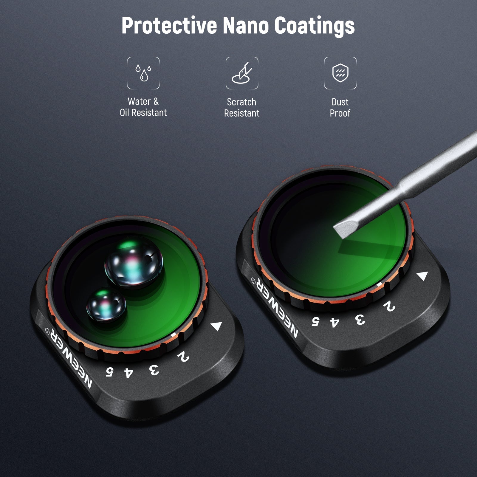 NEEWER Variable ND Filter Set For DJI Mini 4 Pro