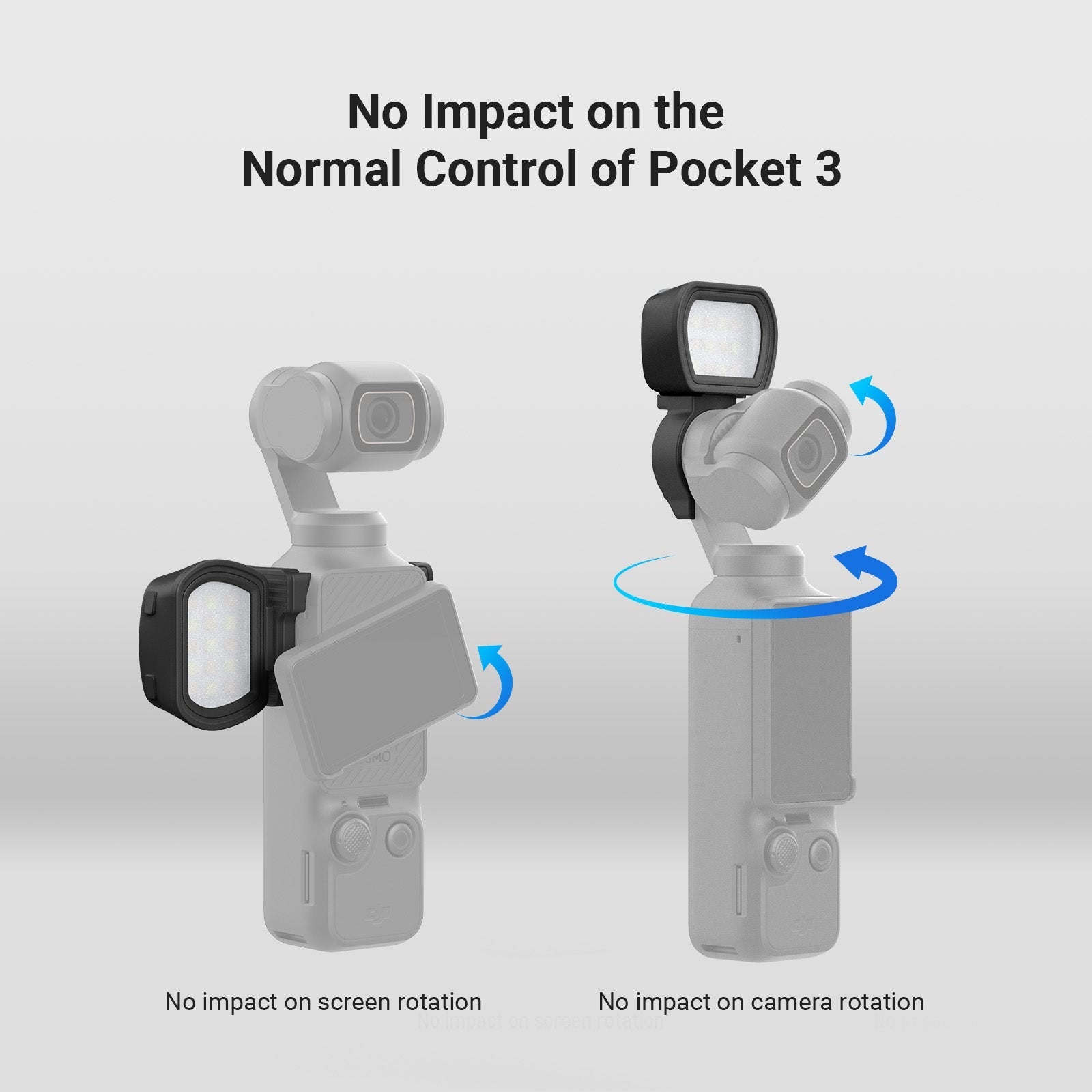 NEEWER BASICS M21 Magnetic Auxiliary Light For DJI OSMO Pocket 3