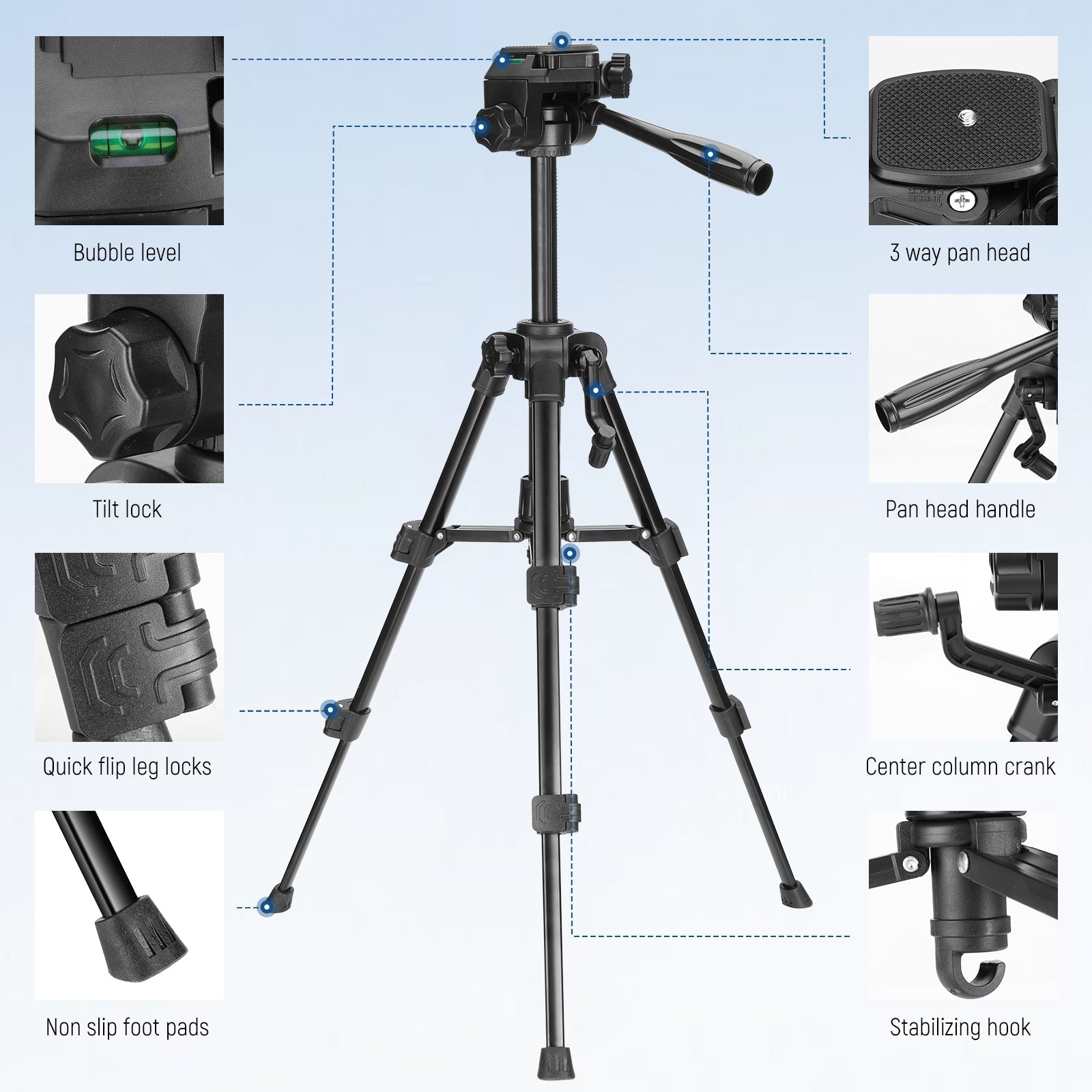 NEEWER ENTRY LEVEL VERSION TP52 Mini Desk Tripod