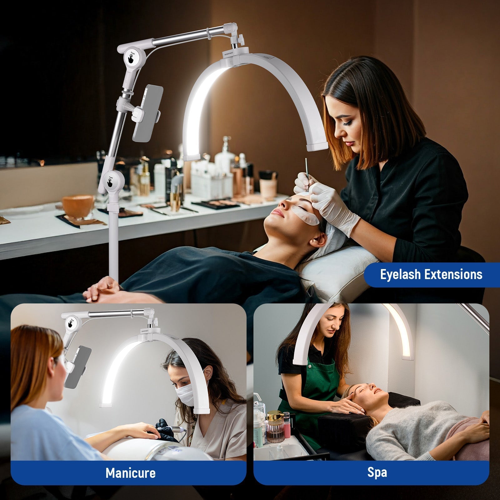 NEEWER BASICS HM03-D 30W 22" LED Folding Arc Lash Lamp