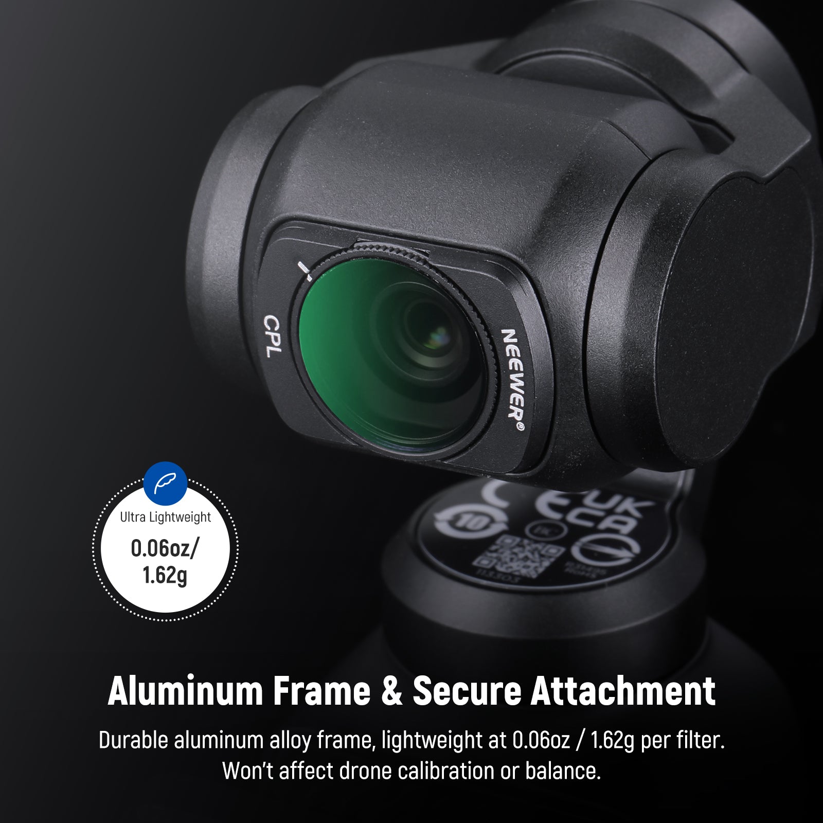NEEWER FL-P5 4-Pack Magnetic ND Filter Set for DJI Osmo Pocket 3 / Pocket 4 & Xtra Muse
