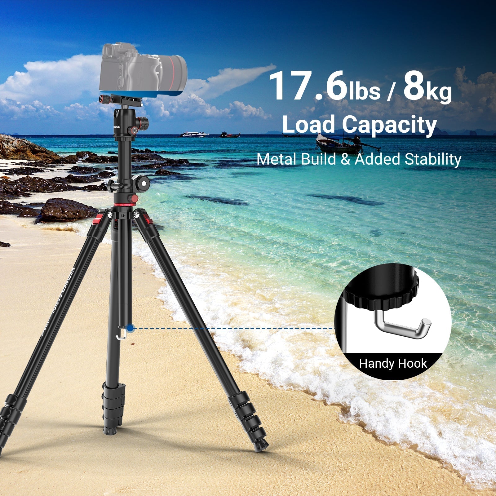 NEEWER BASICS TP014 76" Overhead Camera Tripod Monopod