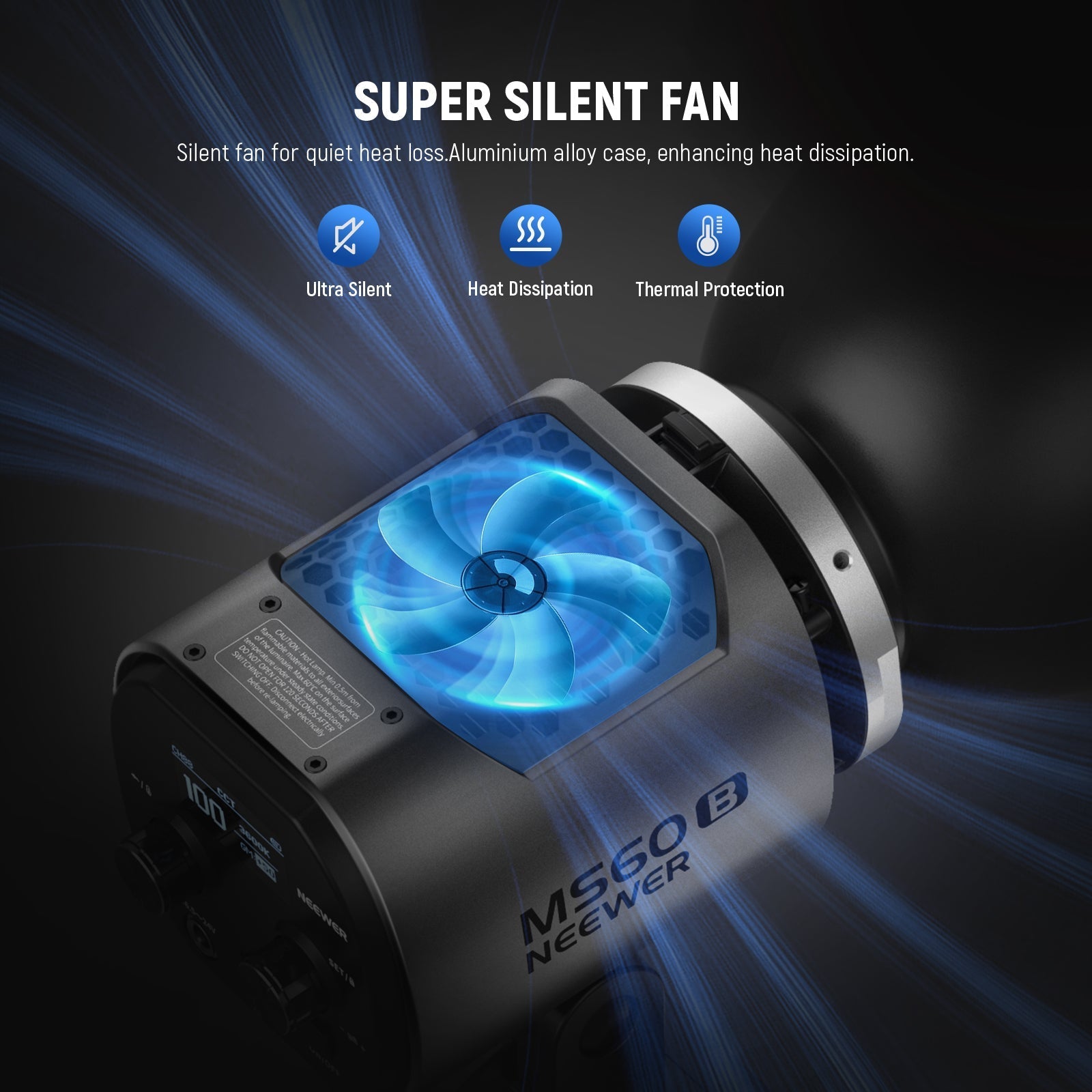 NEEWER MS60B Bi-Color LED Video Light Handheld Spotlight