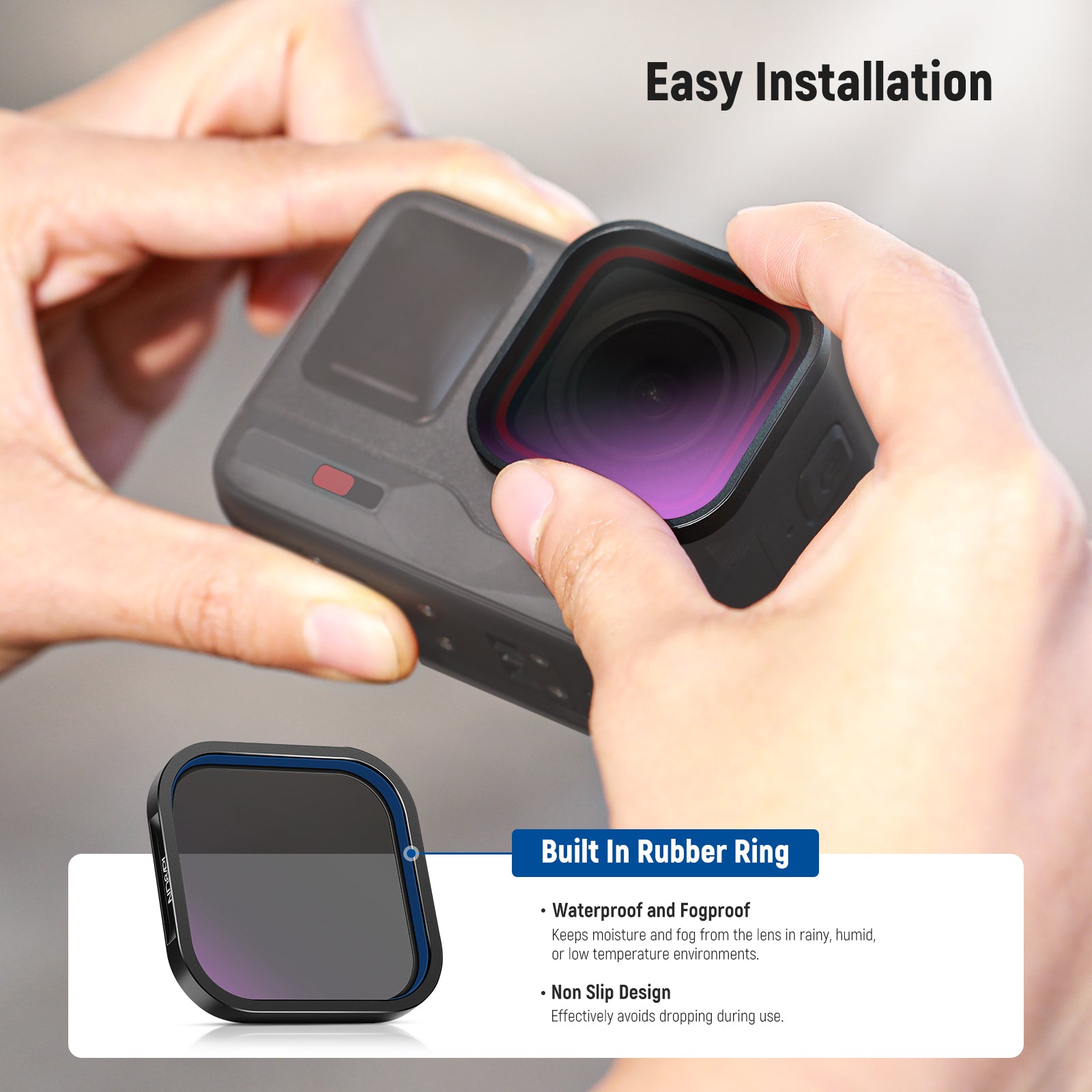 NEEWER FL-85 4 Pack ND/PL Filter Set For Insta360 ACE PRO