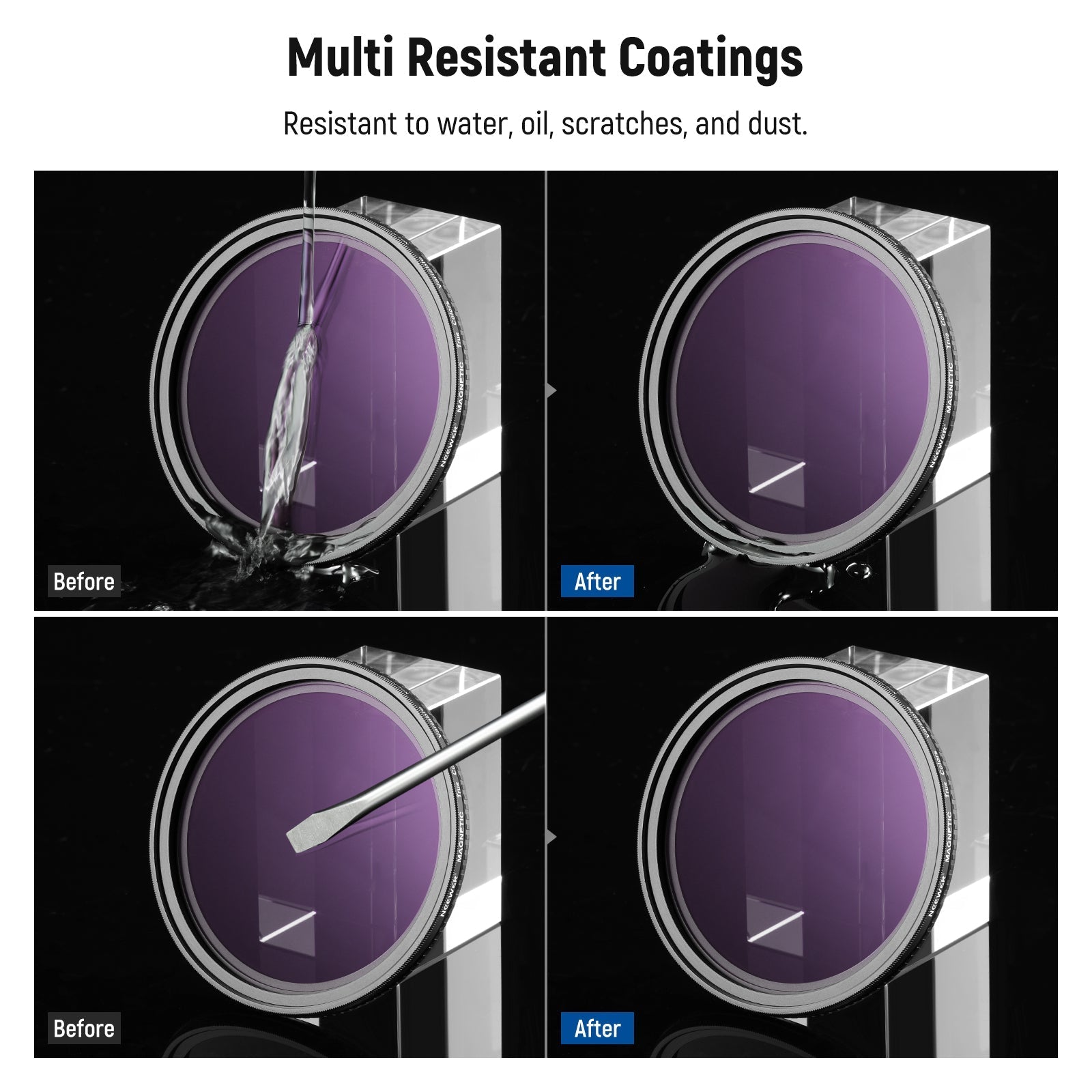 NEEWER 67mm Filter Set For iPhone 16 Pro/16 Pro Max Cage (PA073/PA074)