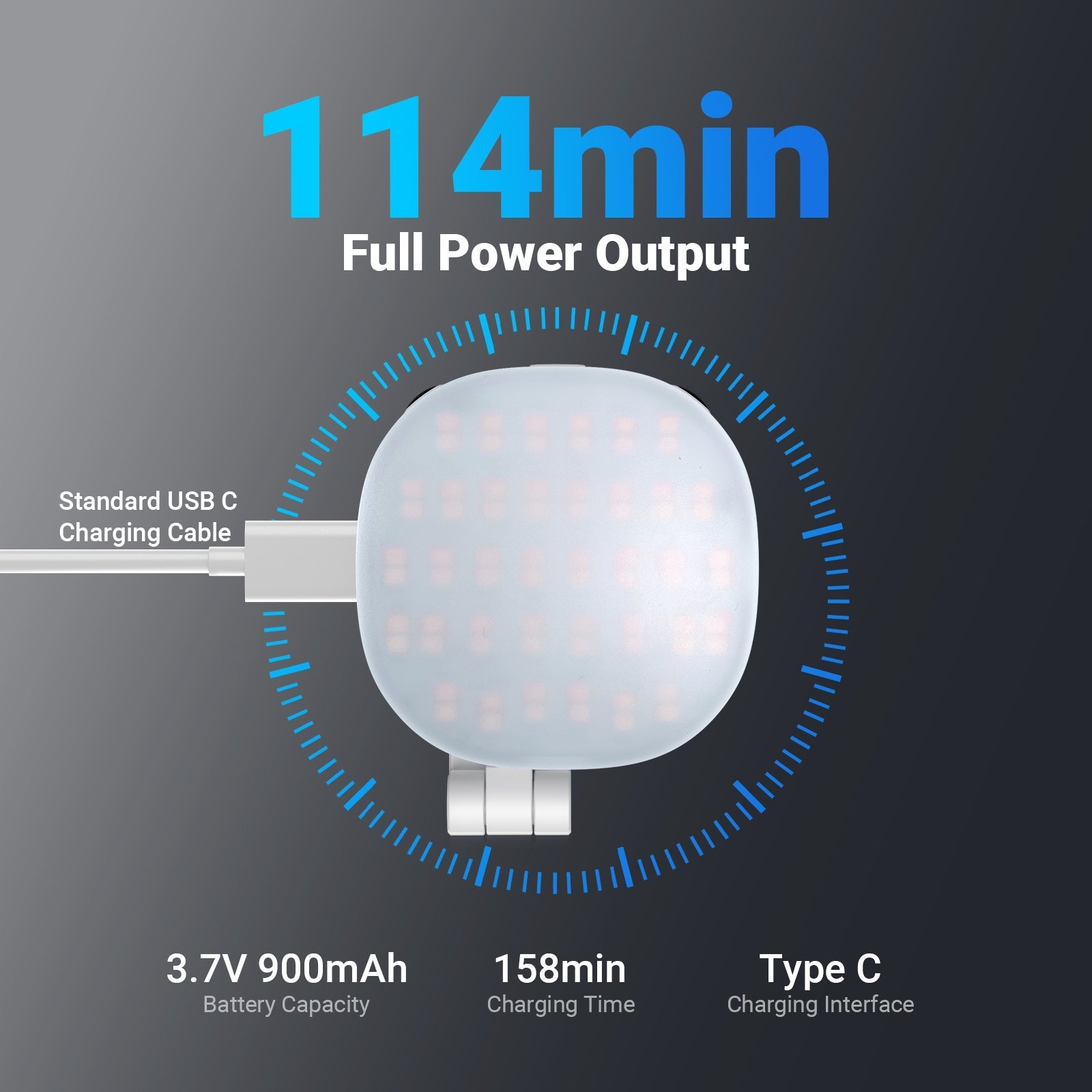 NEEWER BASICS NL72B Magnetic Selfie Light