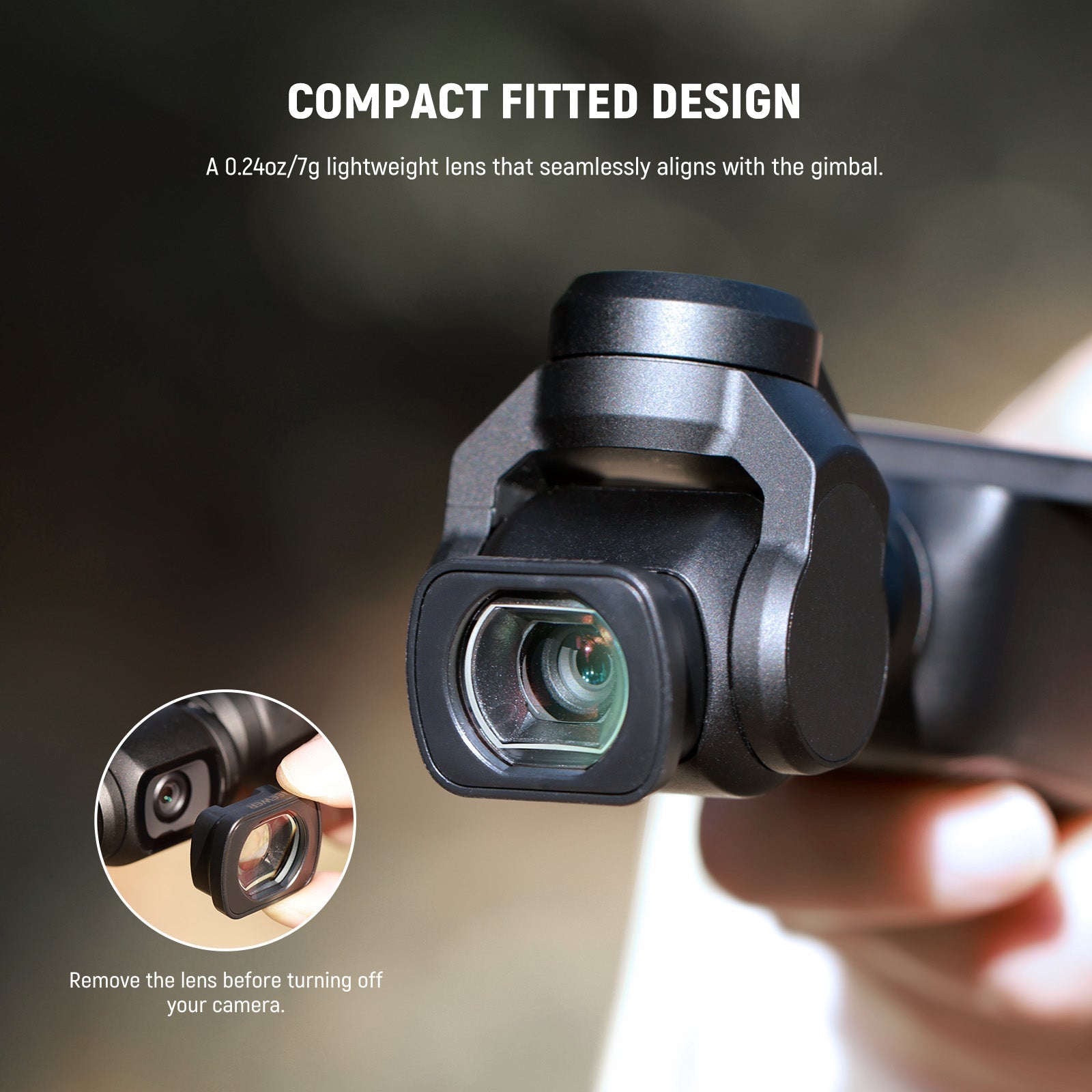 NEEWER LS-64 2x Macro Lens for DJI Osmo Pocket 3 / Pocket 4 & Xtra Muse