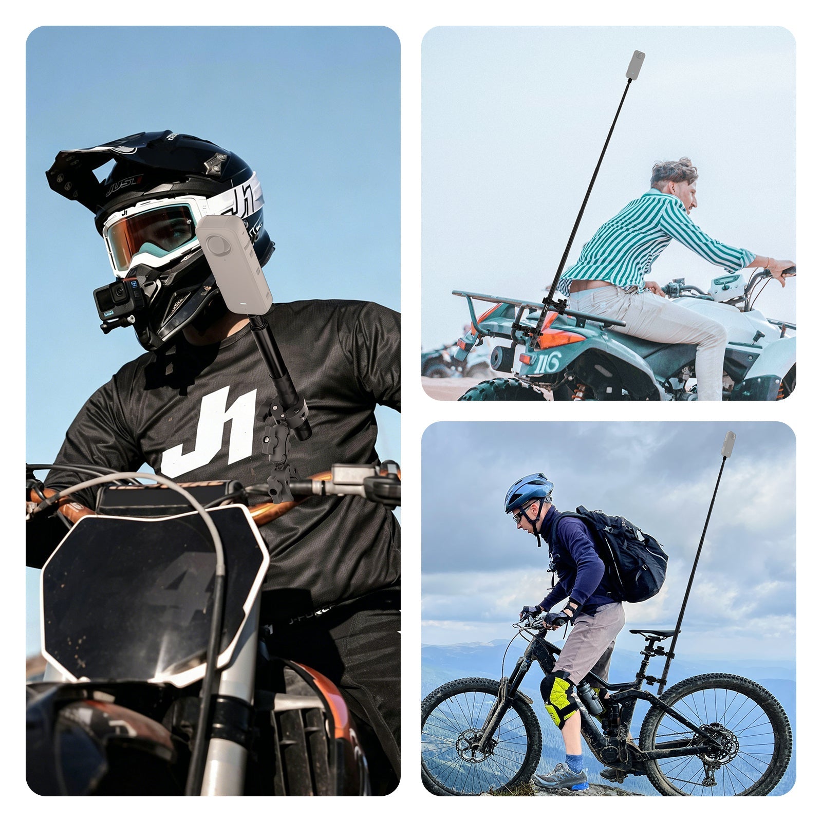 NEEWER BASICS GP-32 Motorcycle Mount Accessories Kit