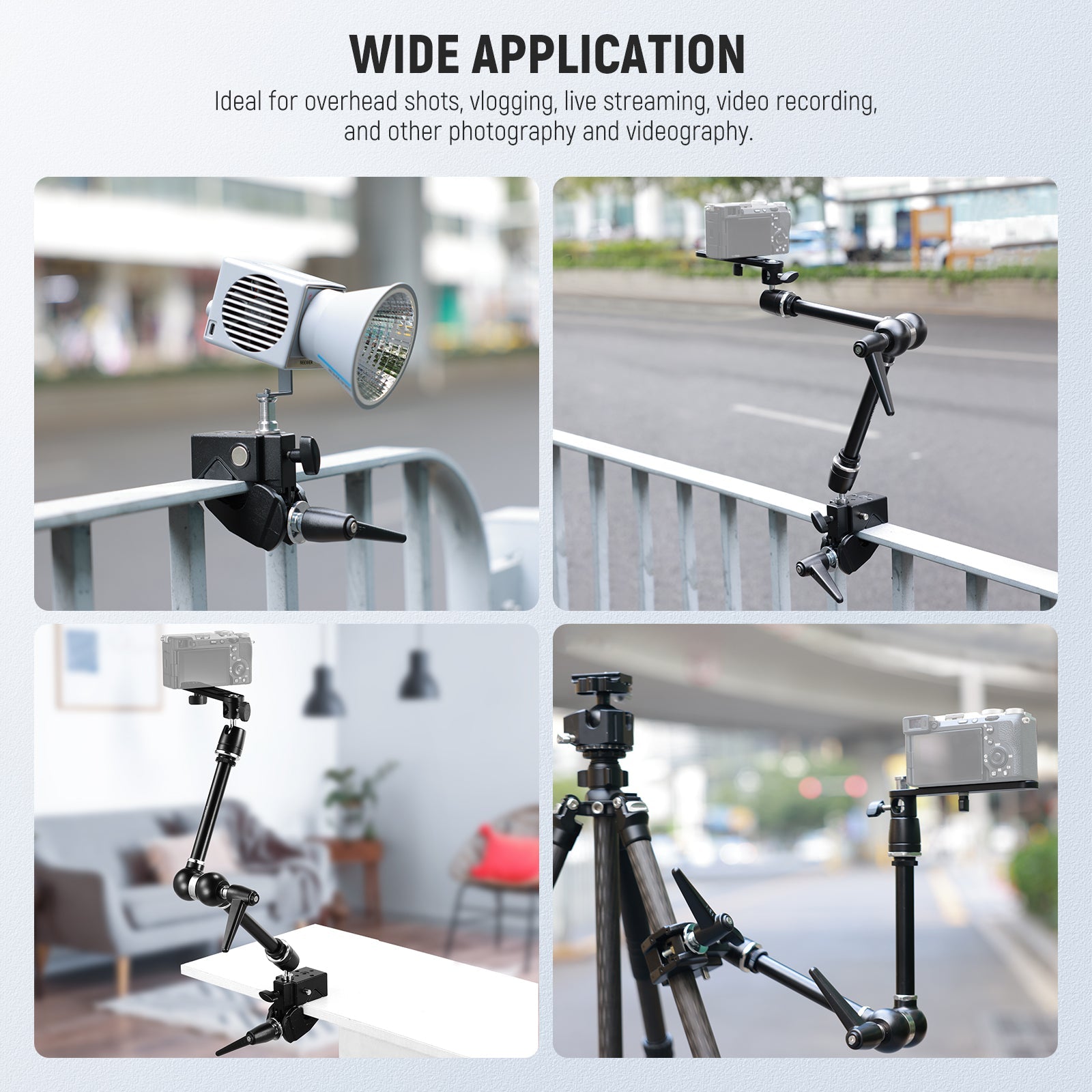 NEEWER UA018 21" Magic Arm Camera Mount with Super Clamp