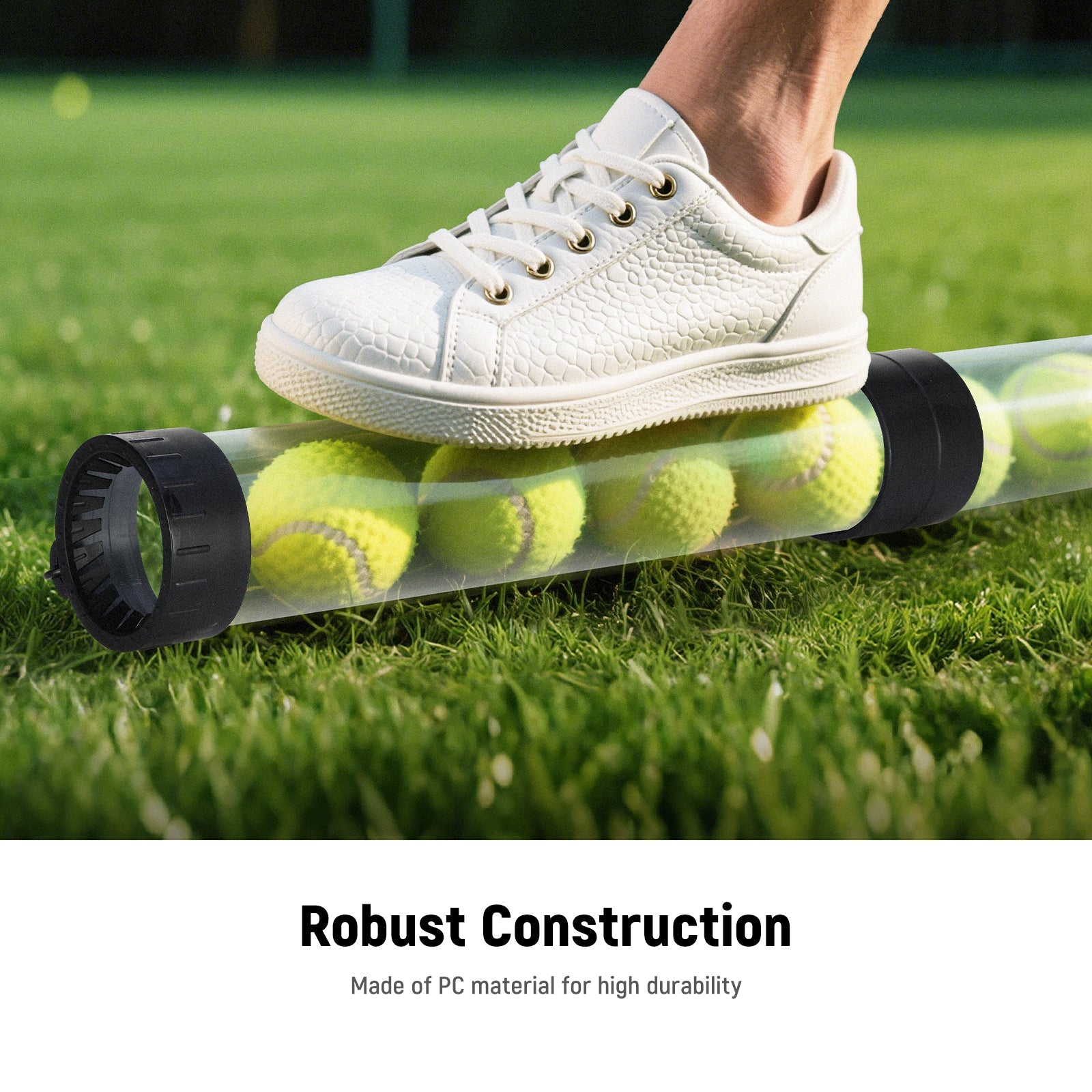 NEEWER PB01S Ball Retriever Tube Hopper for Tennis Balls & Pickleballs