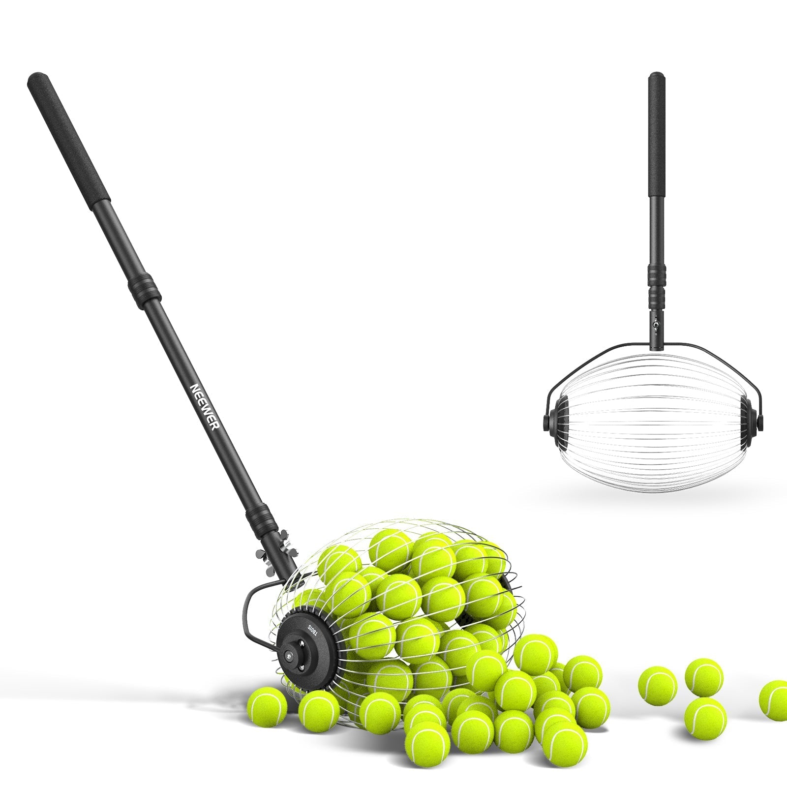 NEEWER TB01S Tennis Ball Collector Roller