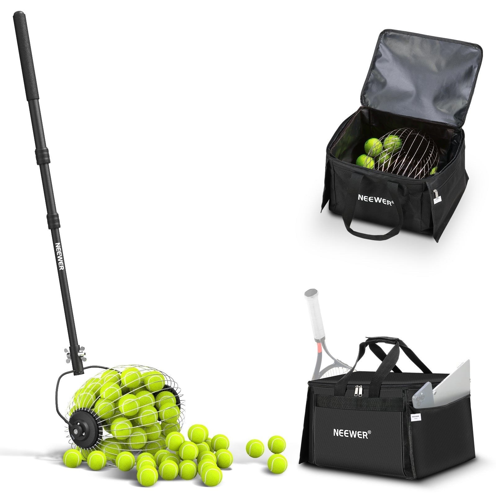 NEEWER TB01S Tennis Ball Collector Roller