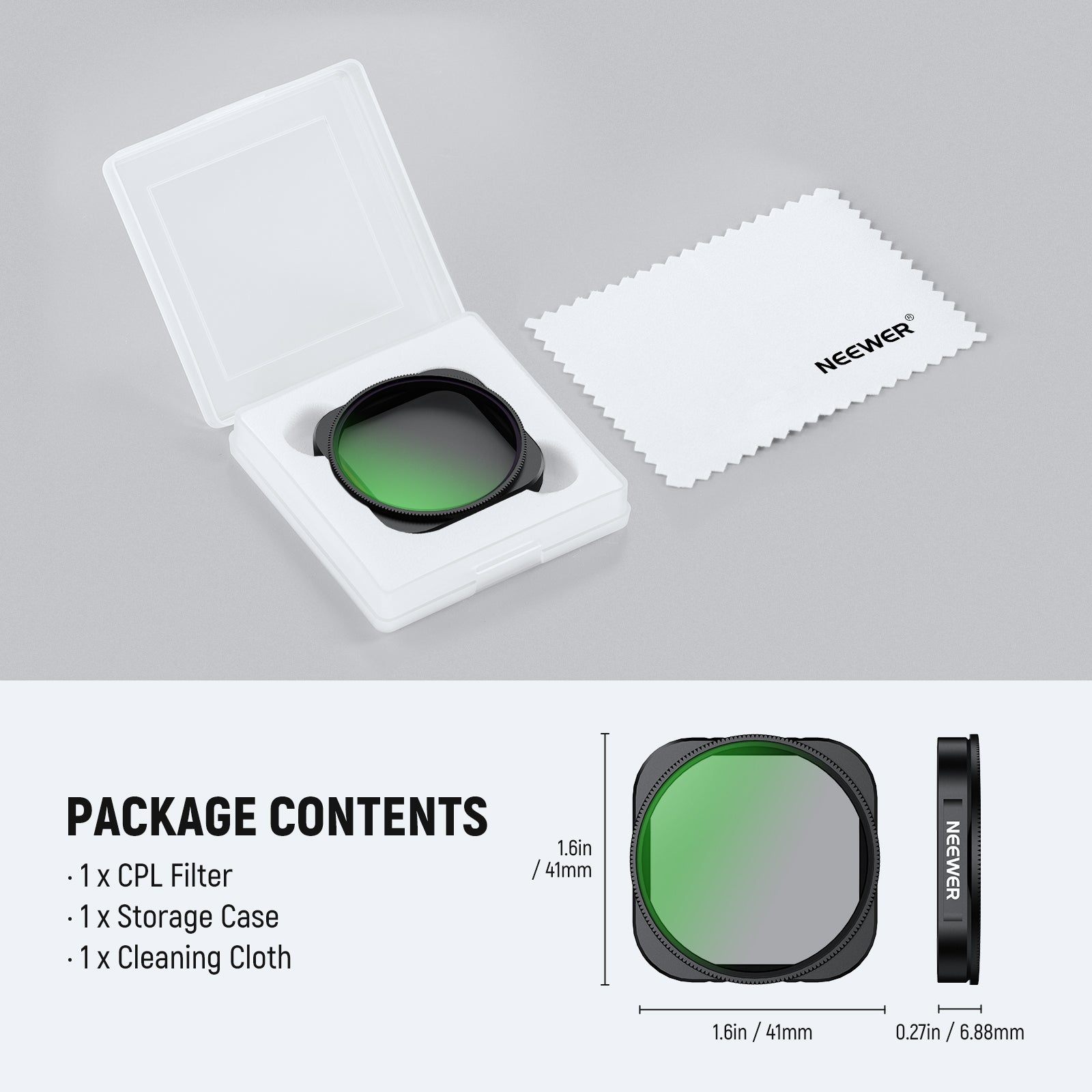 NEEWER FL-C19/FL-C20/FL-C21 Filter Set For Insta360 Ace Pro/Ace Pro 2