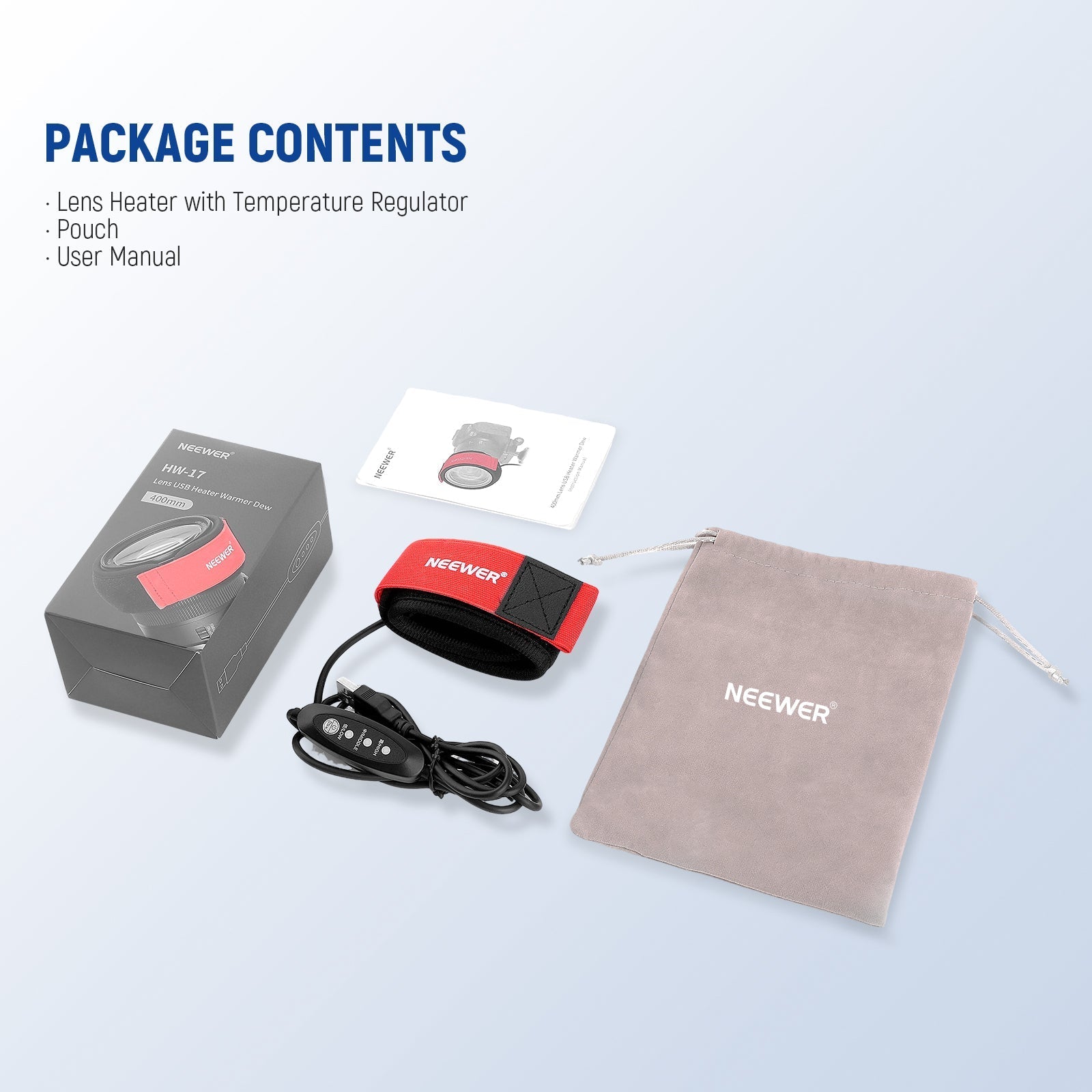 NEEWER HW-17B USB Lens Heater Warmer