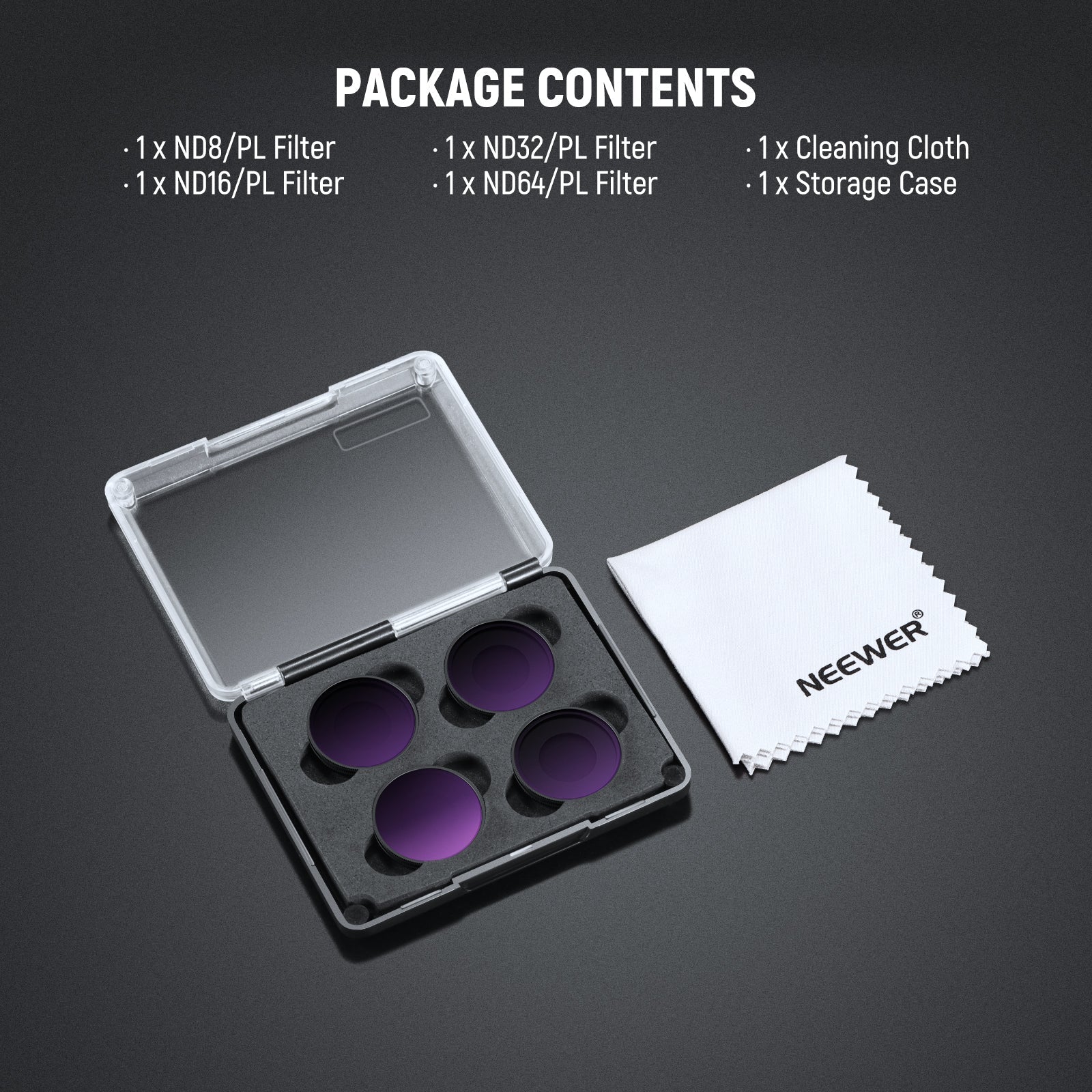 NEEWER Filter Set For Insta360 GO Ultra