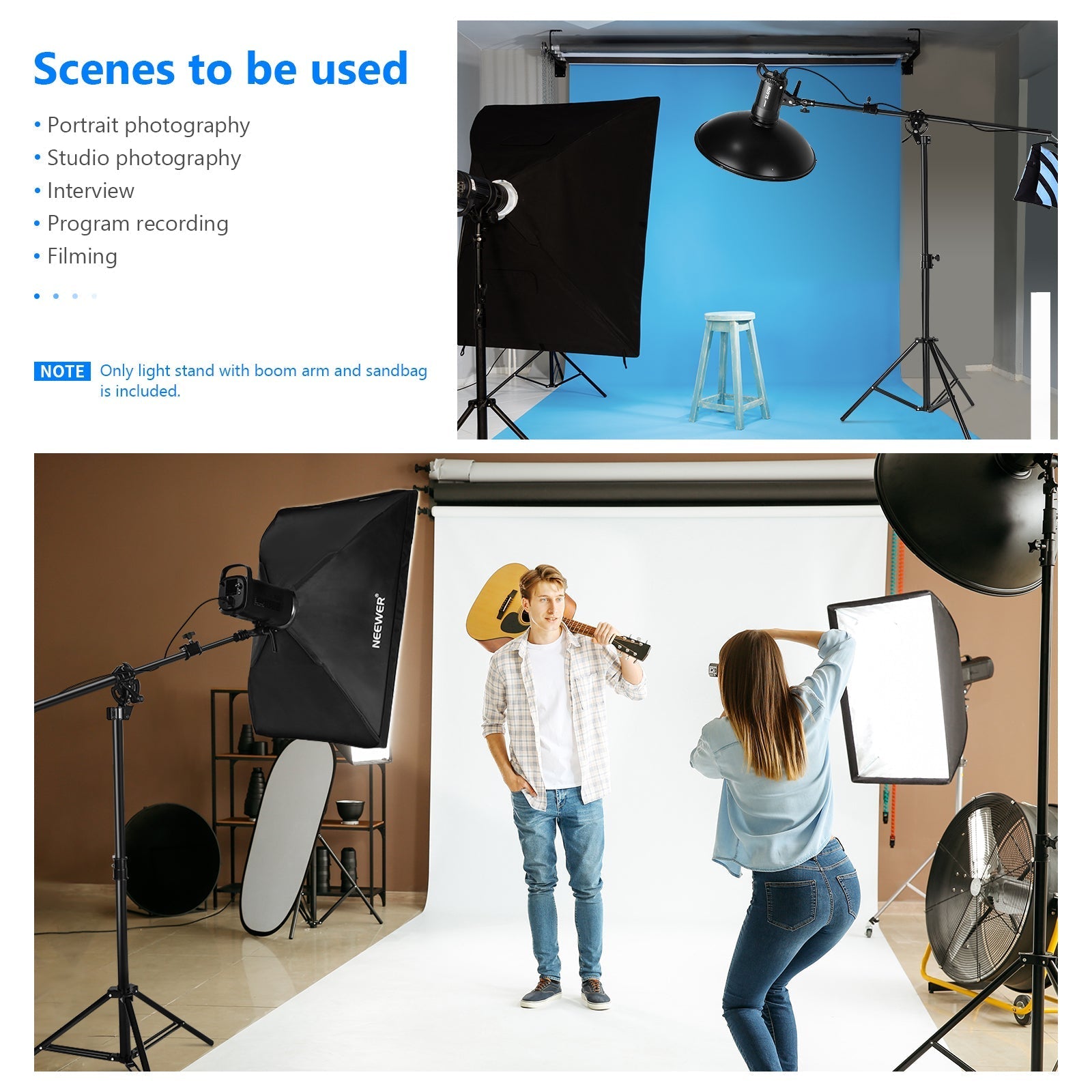 NEEWER ST-CB 297cm Photography Light Stand