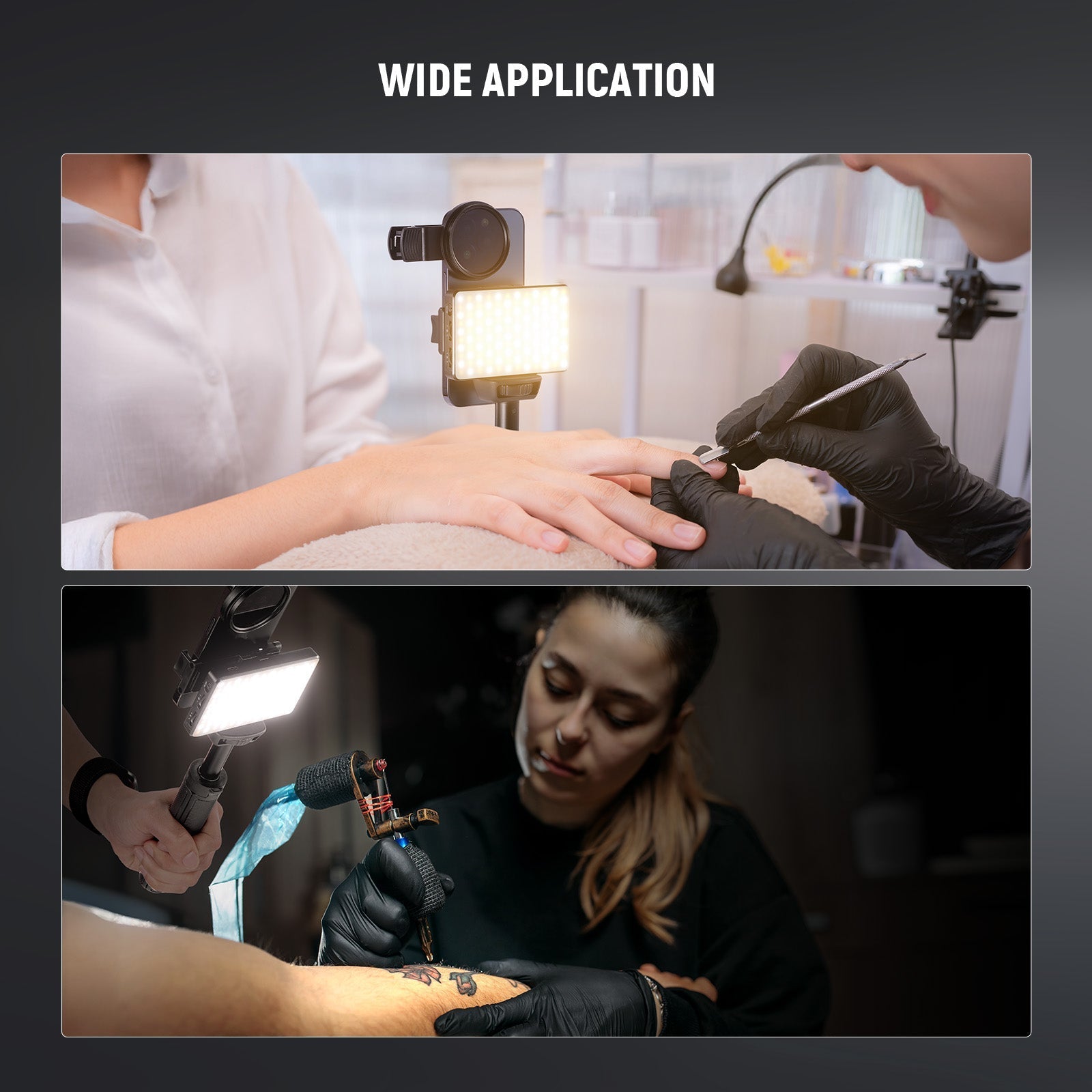 NEEWER BASICS BL120B Clip On LED Selfie Phone Light Kit