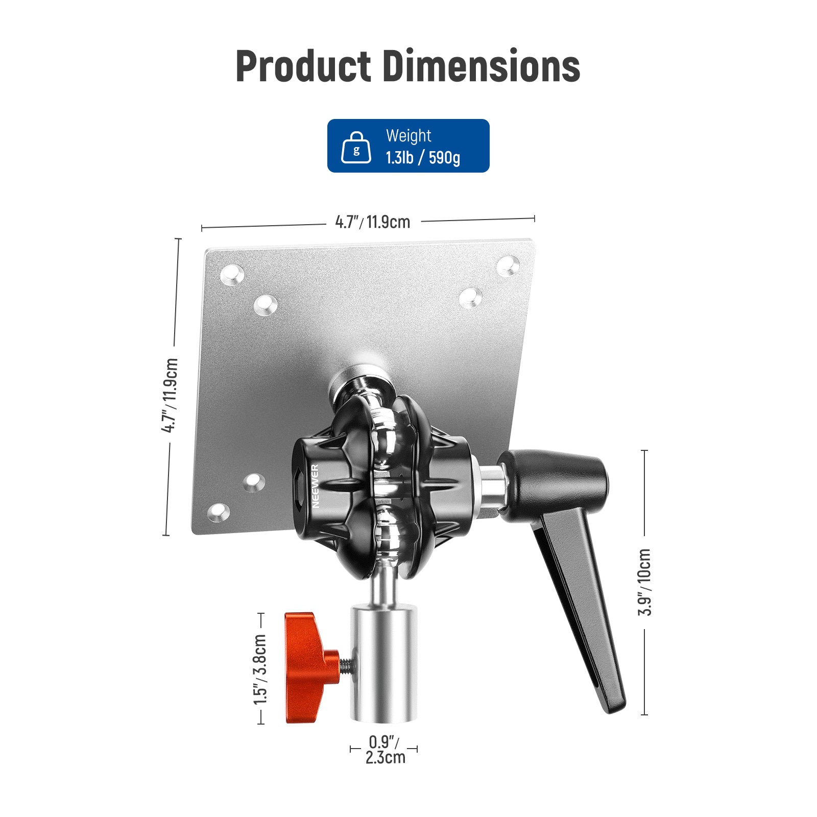 NEEWER MA001 Monitor Mount Adapter with VESA Mount