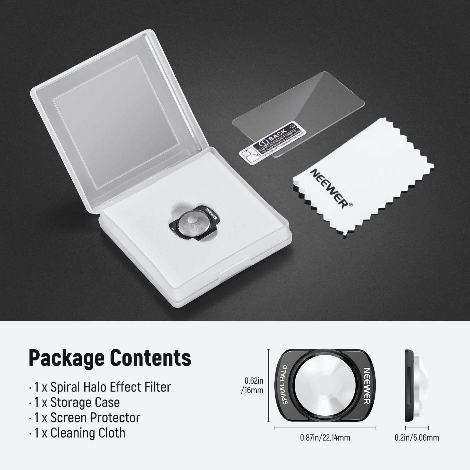 NEEWER Effect Filter For DJI Osmo Pocket 3 / Pocket 4 & Xtra Muse