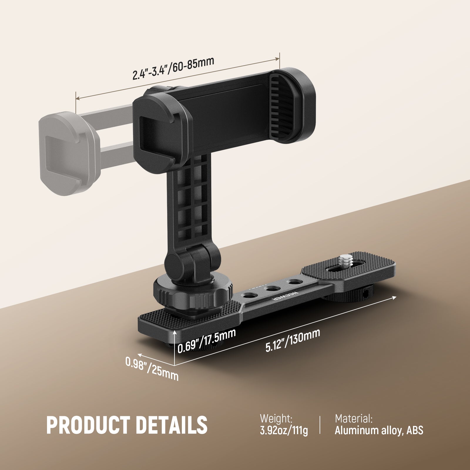 NEEWER AC021 Phone Holder Mount For DJI Osmo Pocket 3