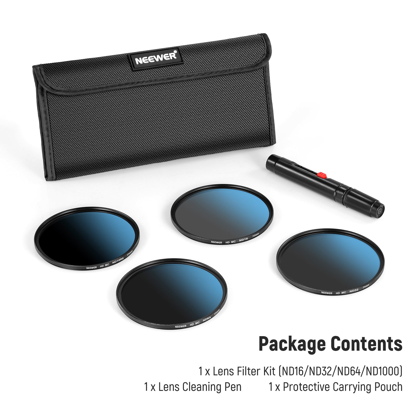 NEEWER ND Lens Filter Set (ND16/ND32/ND64/ND1000)