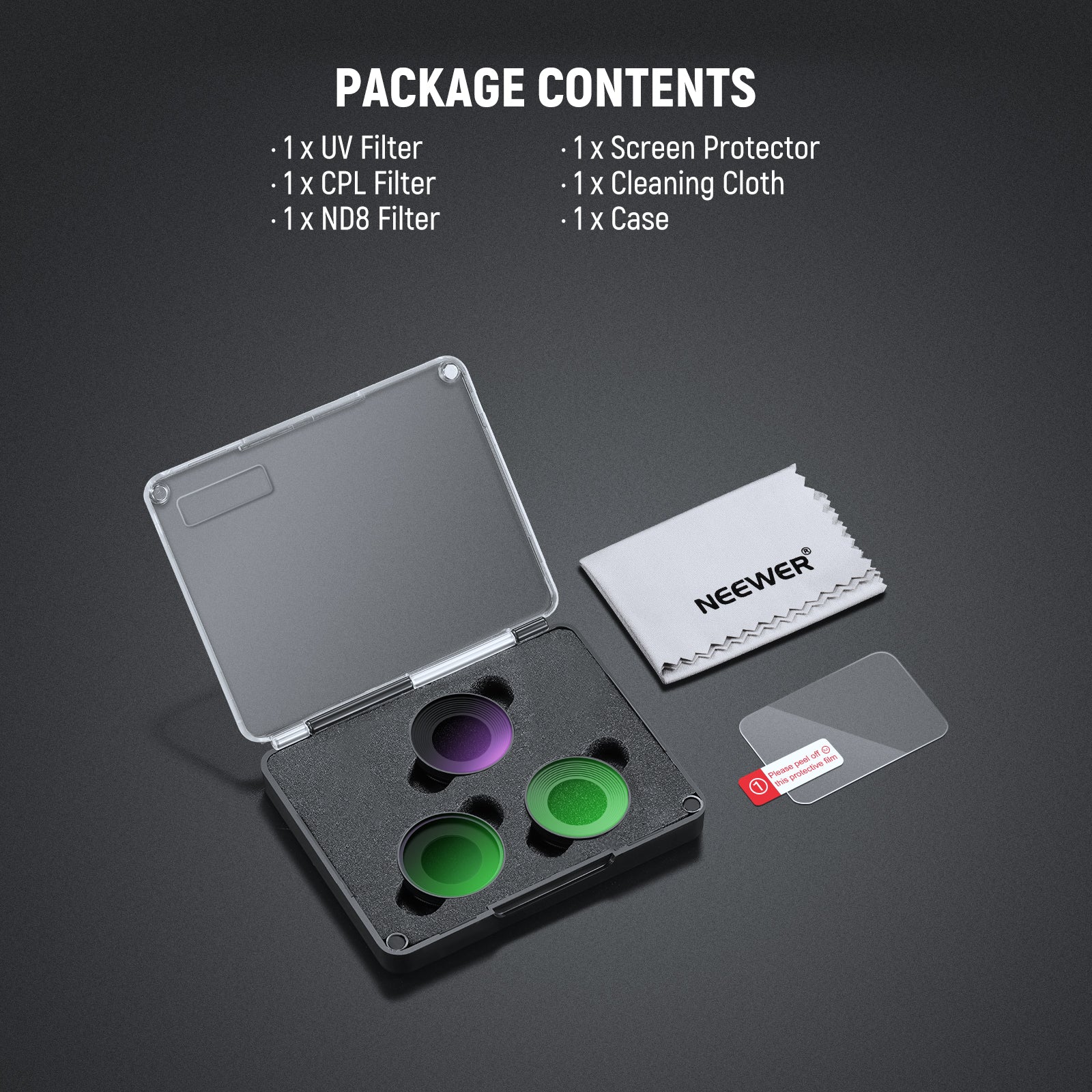 NEEWER ND Filter Set For DJI Osmo Nano