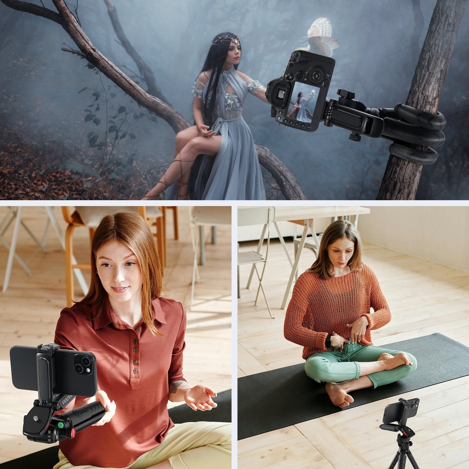 NEEWER TP36 Flexible Mini Tripod with Remote