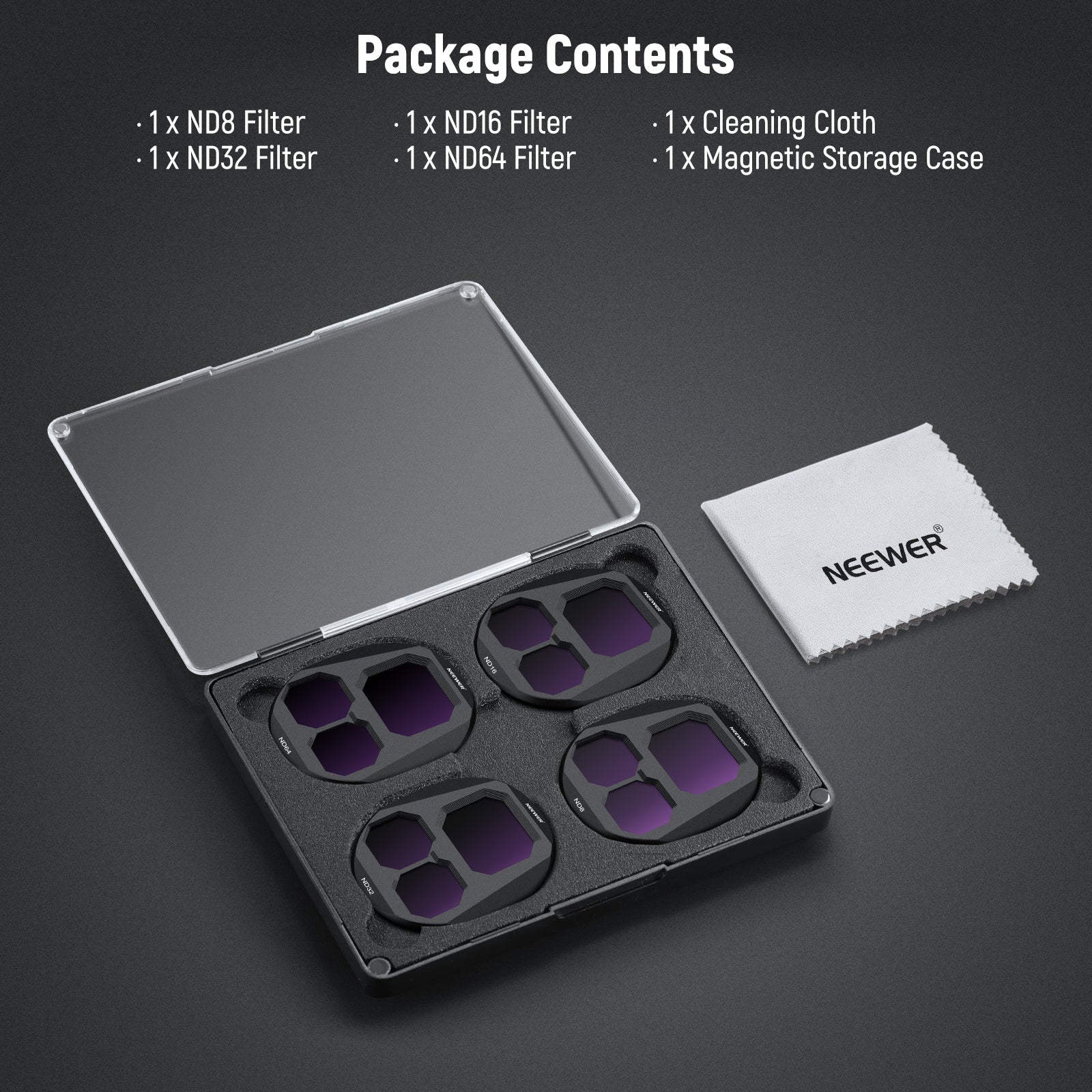 NEEWER CPL + ND Filter Set For DJI Mavic 4 Pro Drone